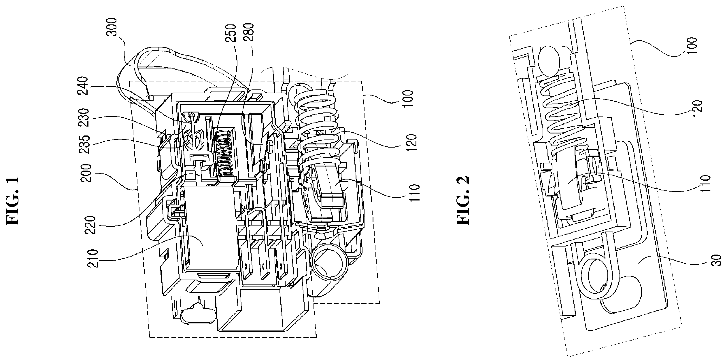 Patent US12410549 Figure 1 – Door lock device