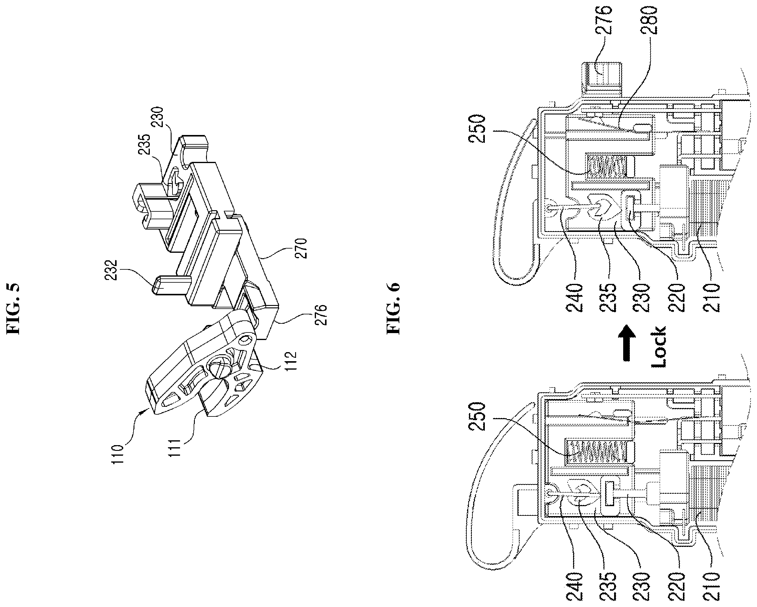Patent US12410549 Figure 3 – Door lock device