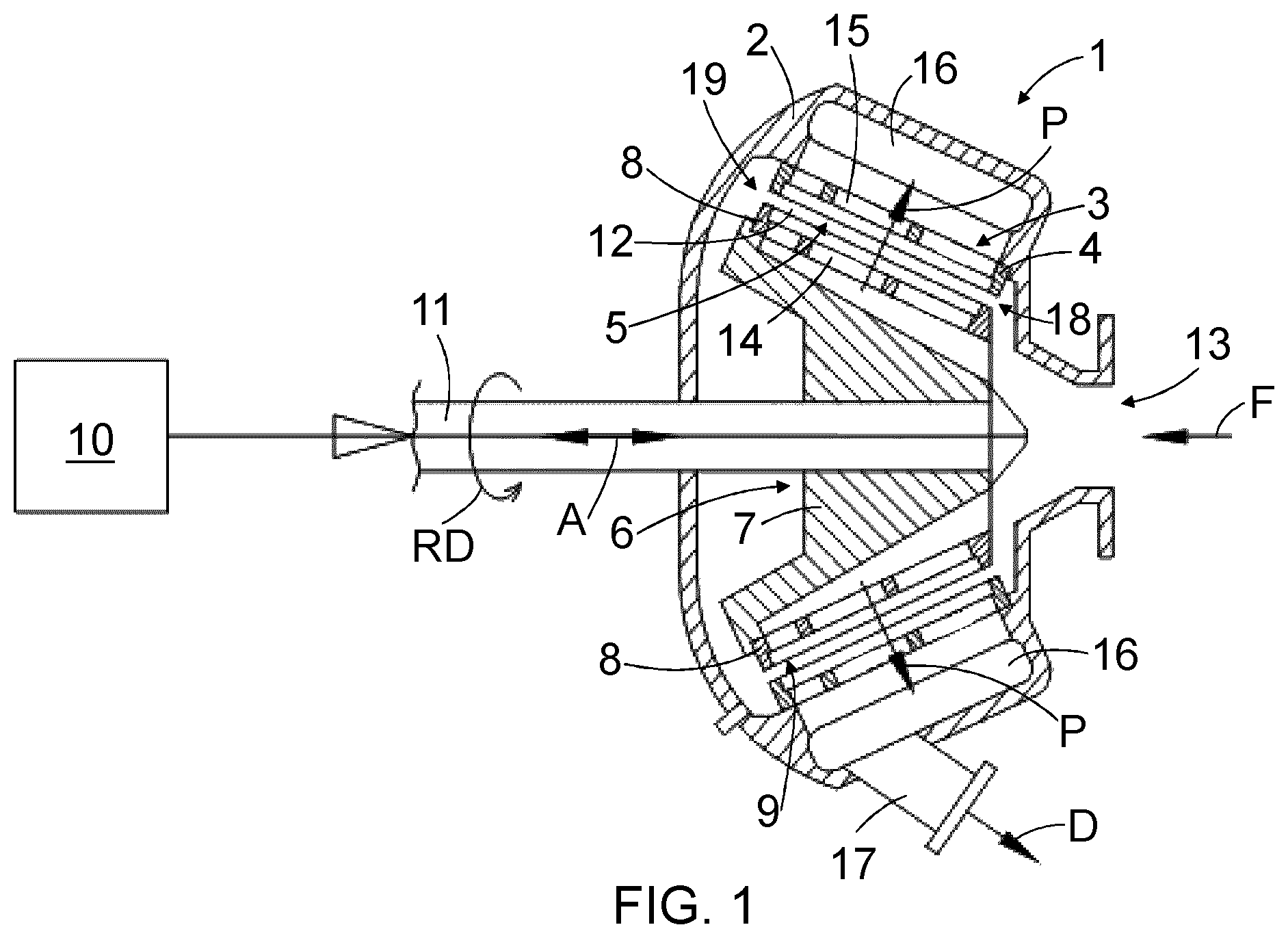 Patent US12410558 Figure 1 – Blade segment for refiner