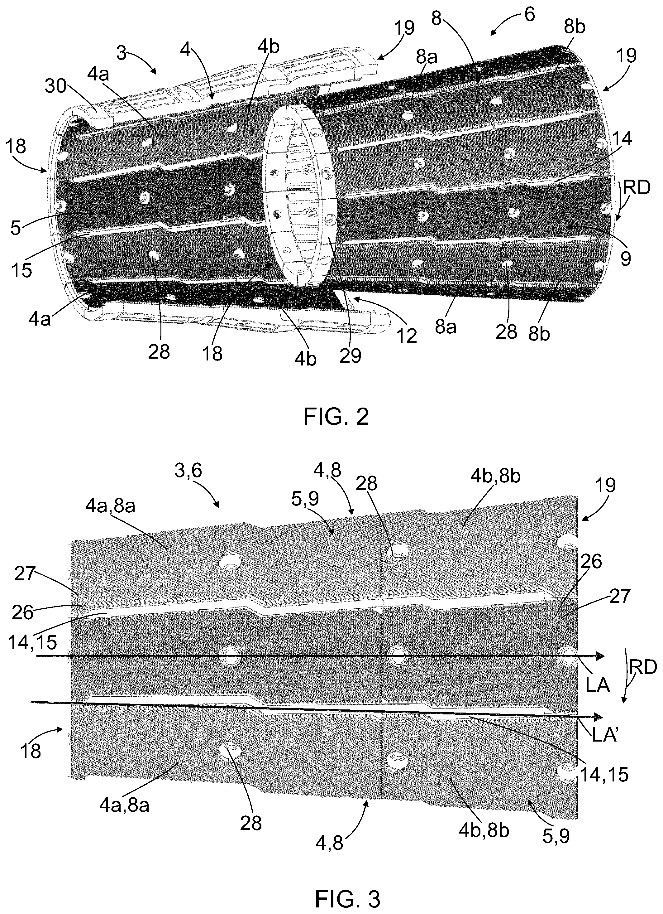 Patent US12410558 Figure 2 – Blade segment for refiner
