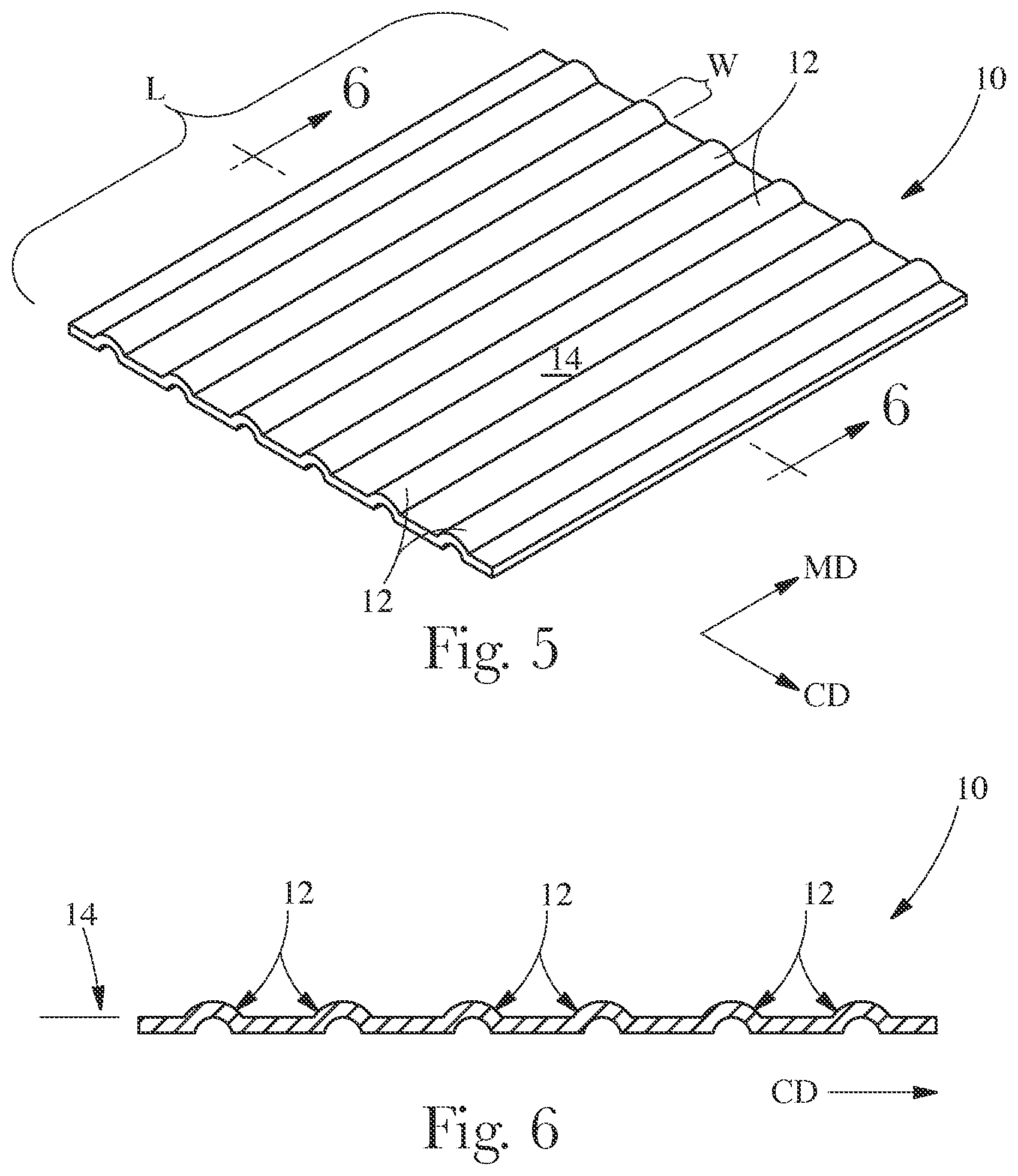 Patent US12410562 Figure 5 – Fibrous structures