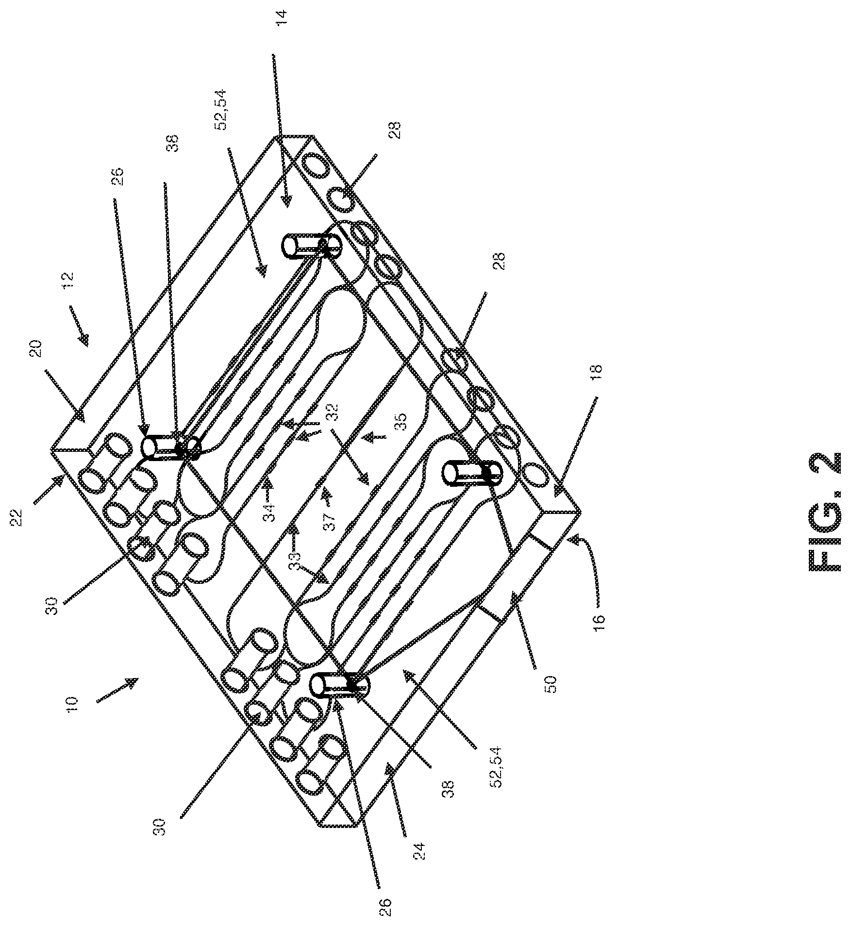 Patent US12410564 Figure 2 – Sensor deployment for modular pavement slabs