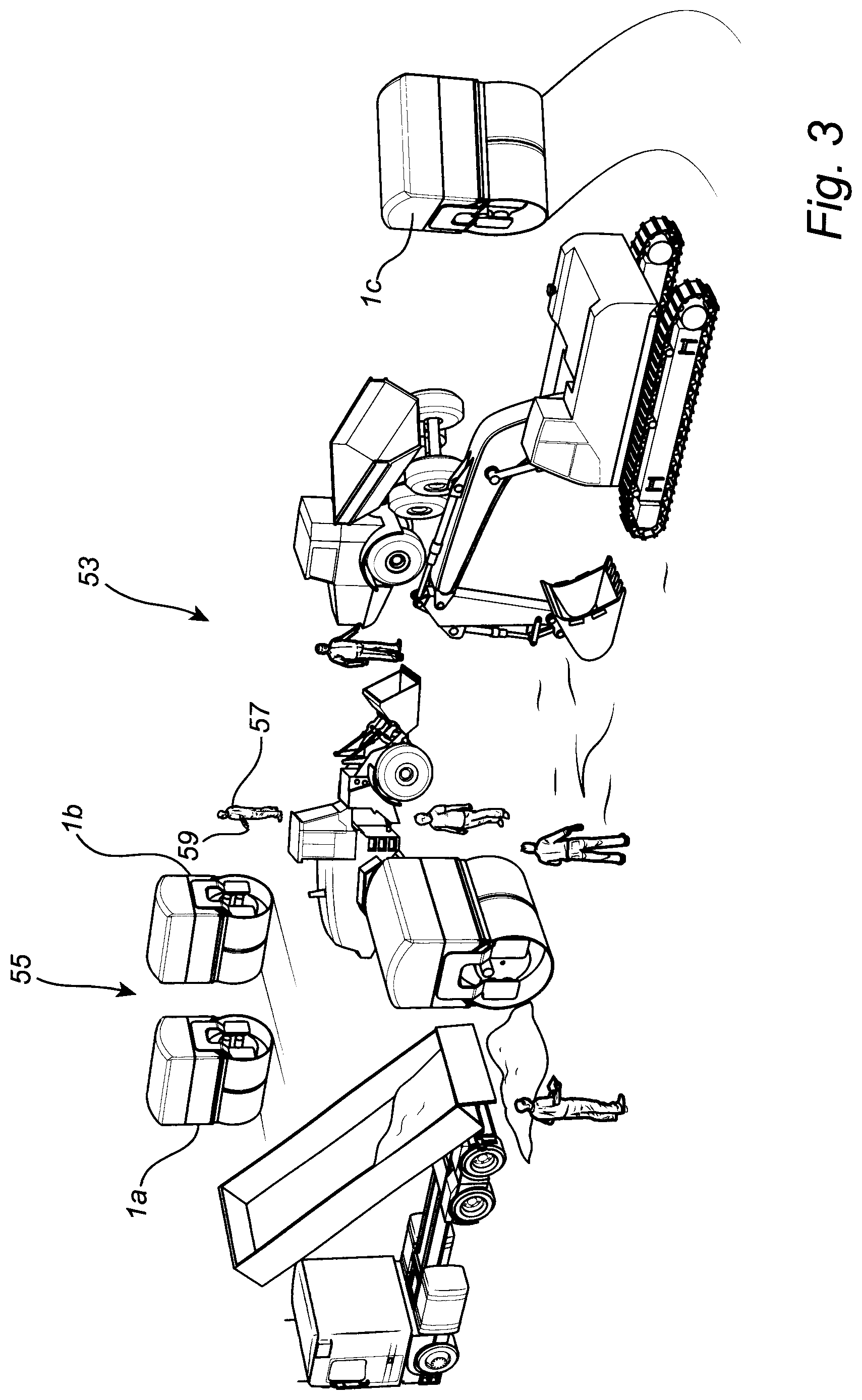 Patent US12410565 Figure 3 – Compacting roller with an electronic balancing system for maintaining the roller in an upright position