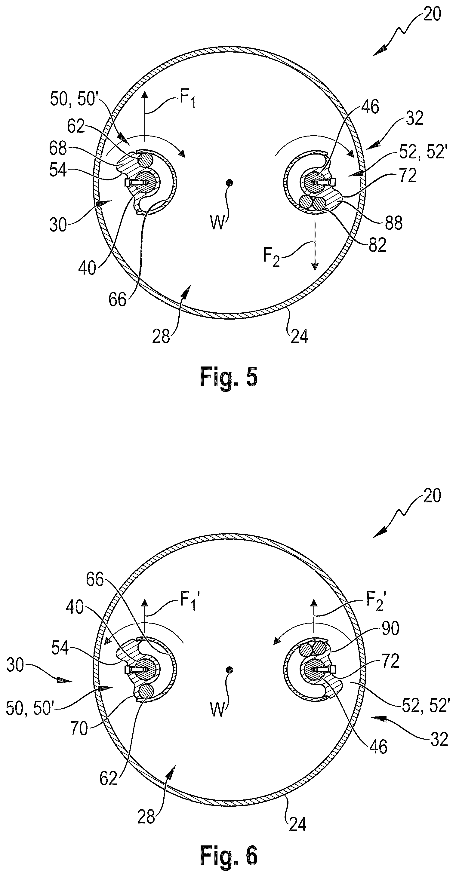 Patent US12410566 Figure 3 – Compactor roller for a soil compactor