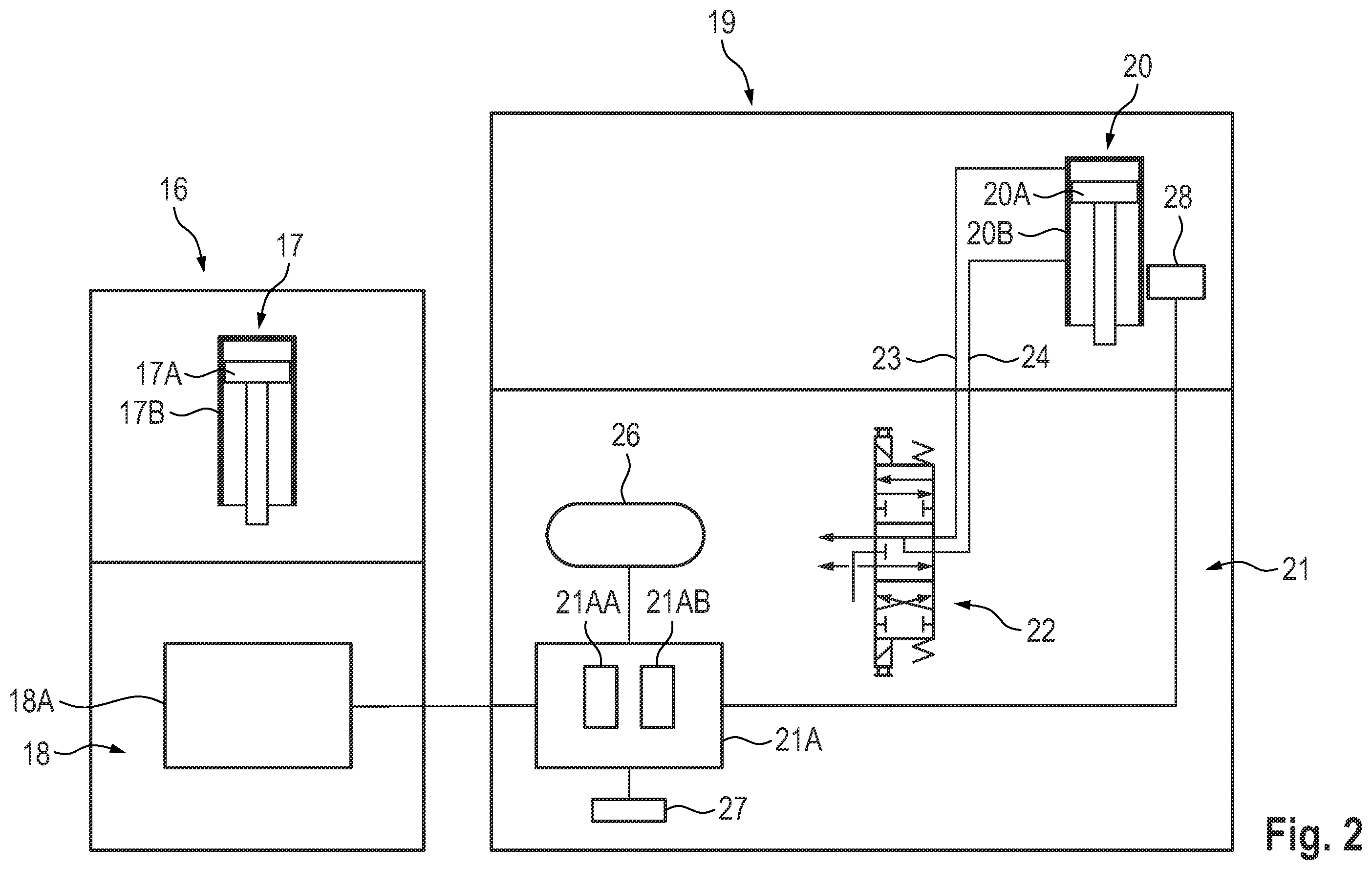 Patent US12410567 Figure 2 – Ground milling machine, in particular stabiliser or recycler, and method of operating a ground milling machine