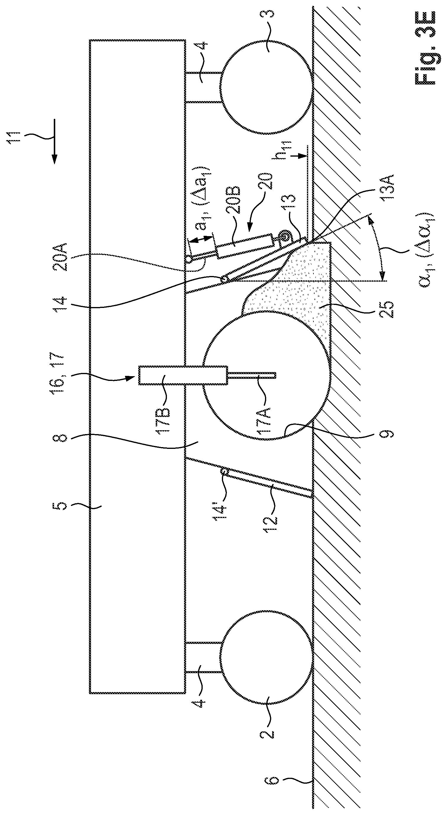 Patent US12410567 Figure 7 – Ground milling machine, in particular stabiliser or recycler, and method of operating a ground milling machine