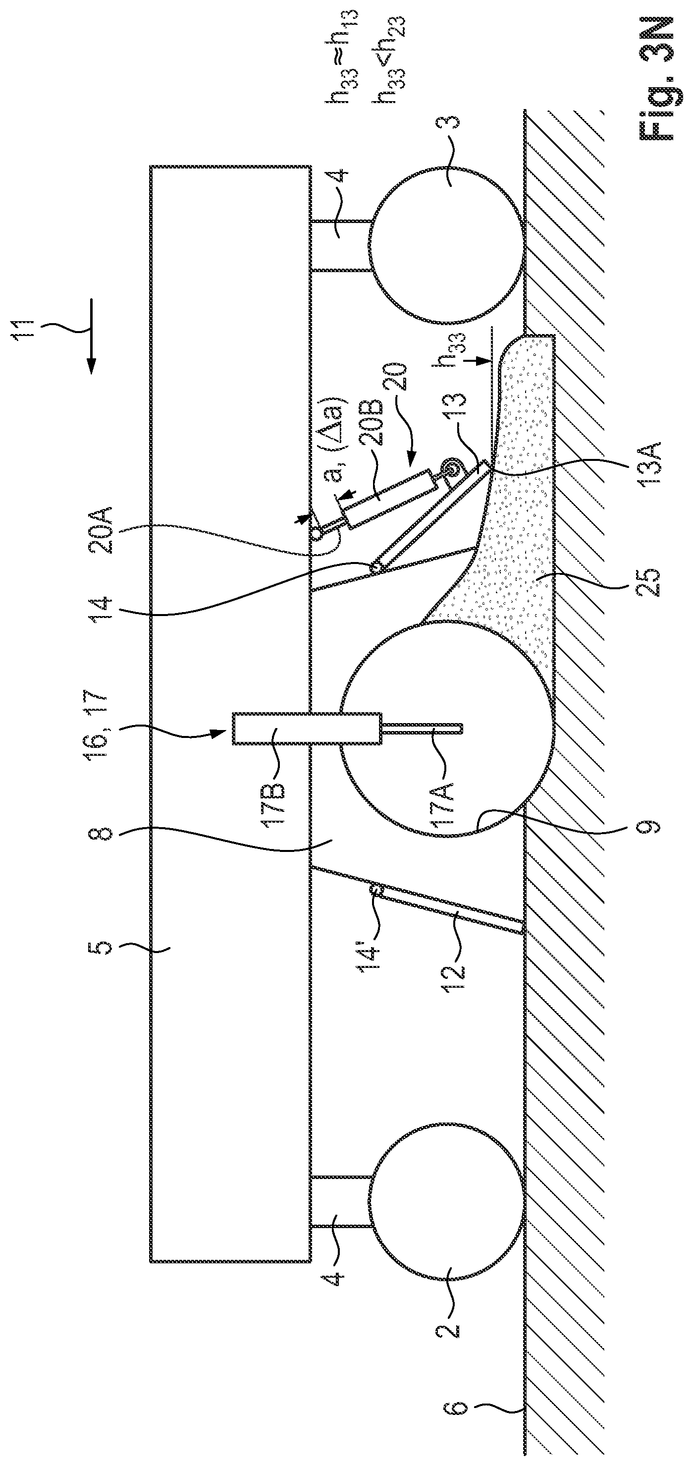 Patent US12410567 Figure 16 – Ground milling machine, in particular stabiliser or recycler, and method of operating a ground milling machine