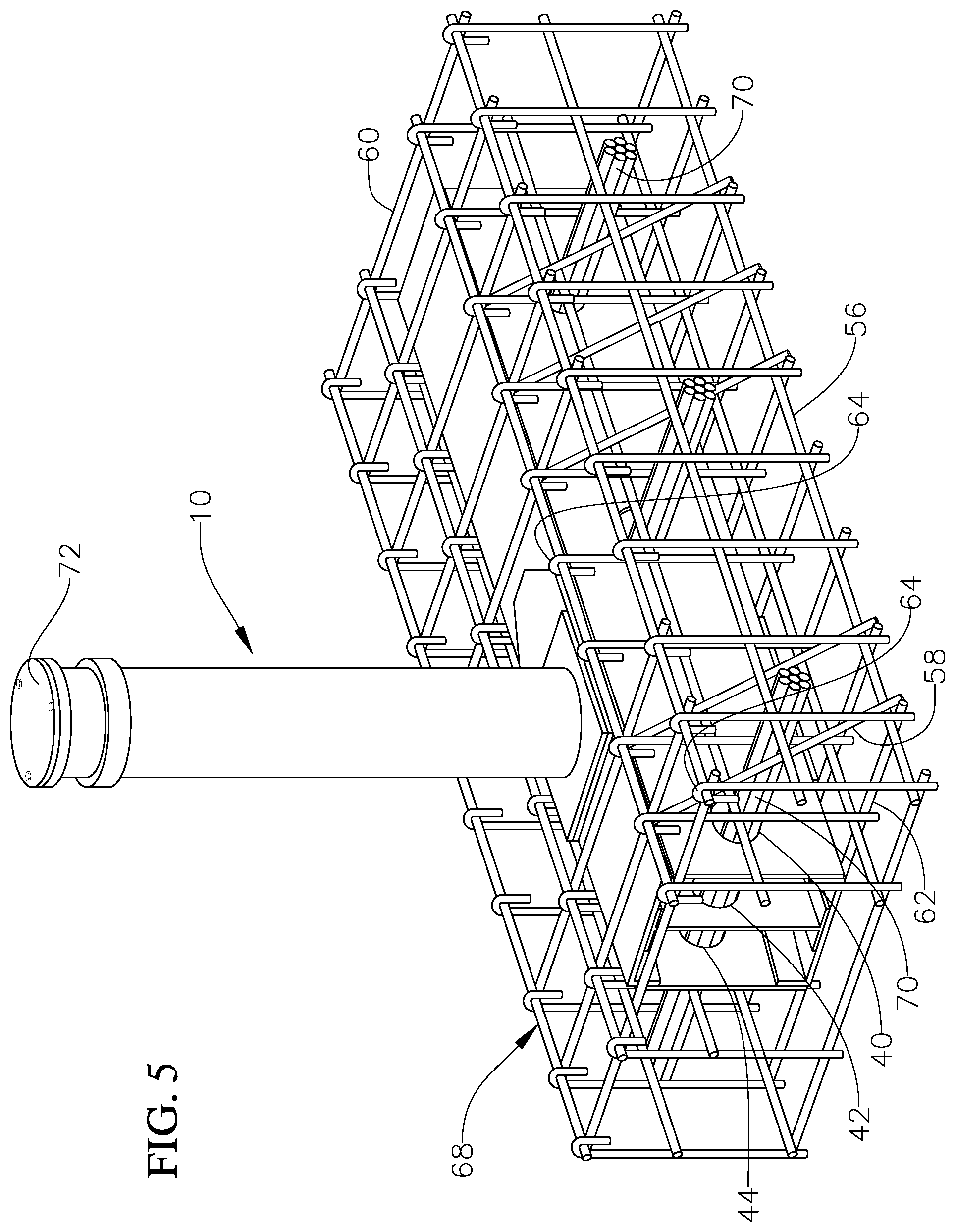 Patent US12410568 Figure 4 – Shallow foundation bollard structures