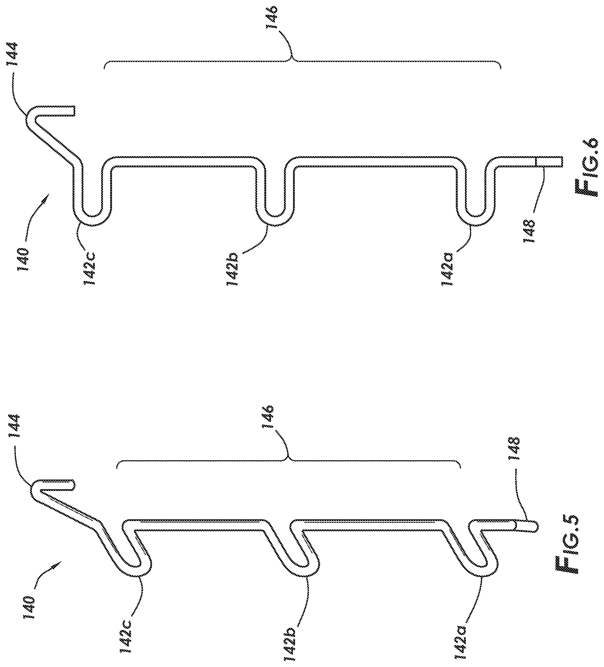 Patent US12410569 Figure 5 – Hairpin connector for traffic cable barrier system