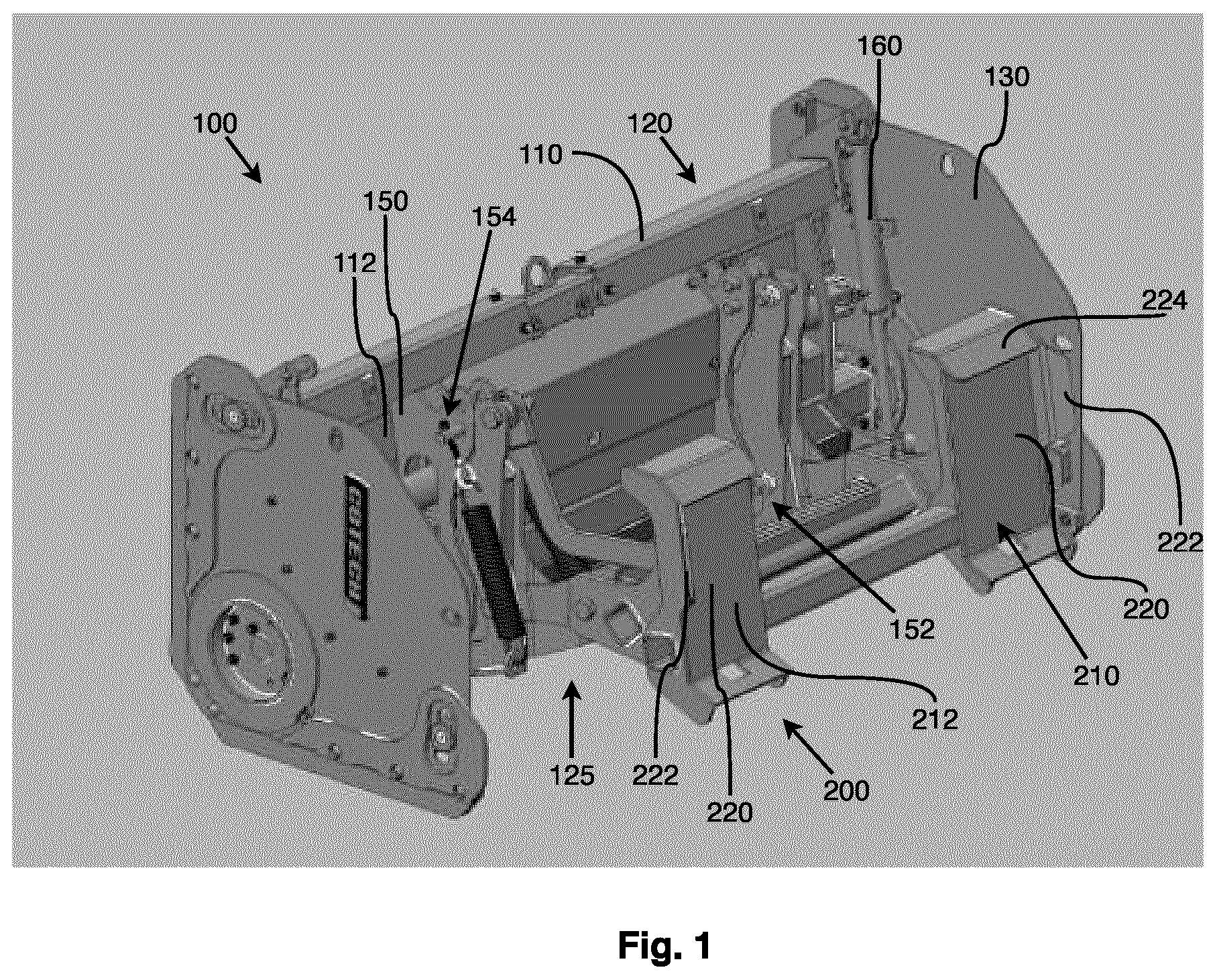 Patent US12410571 Figure 1 – Ground following snow plow attachment