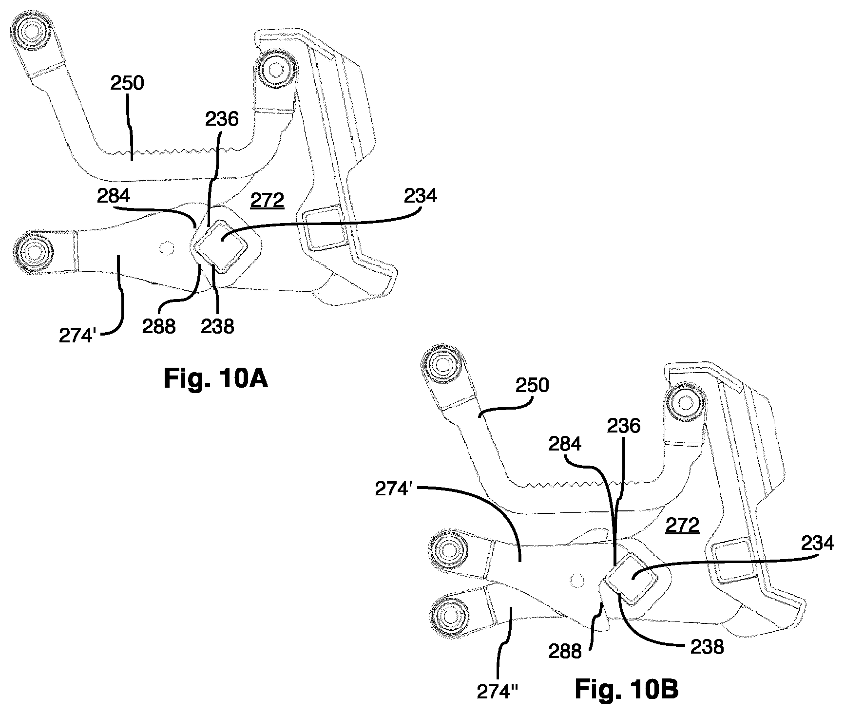 Patent US12410571 Figure 9 – Ground following snow plow attachment