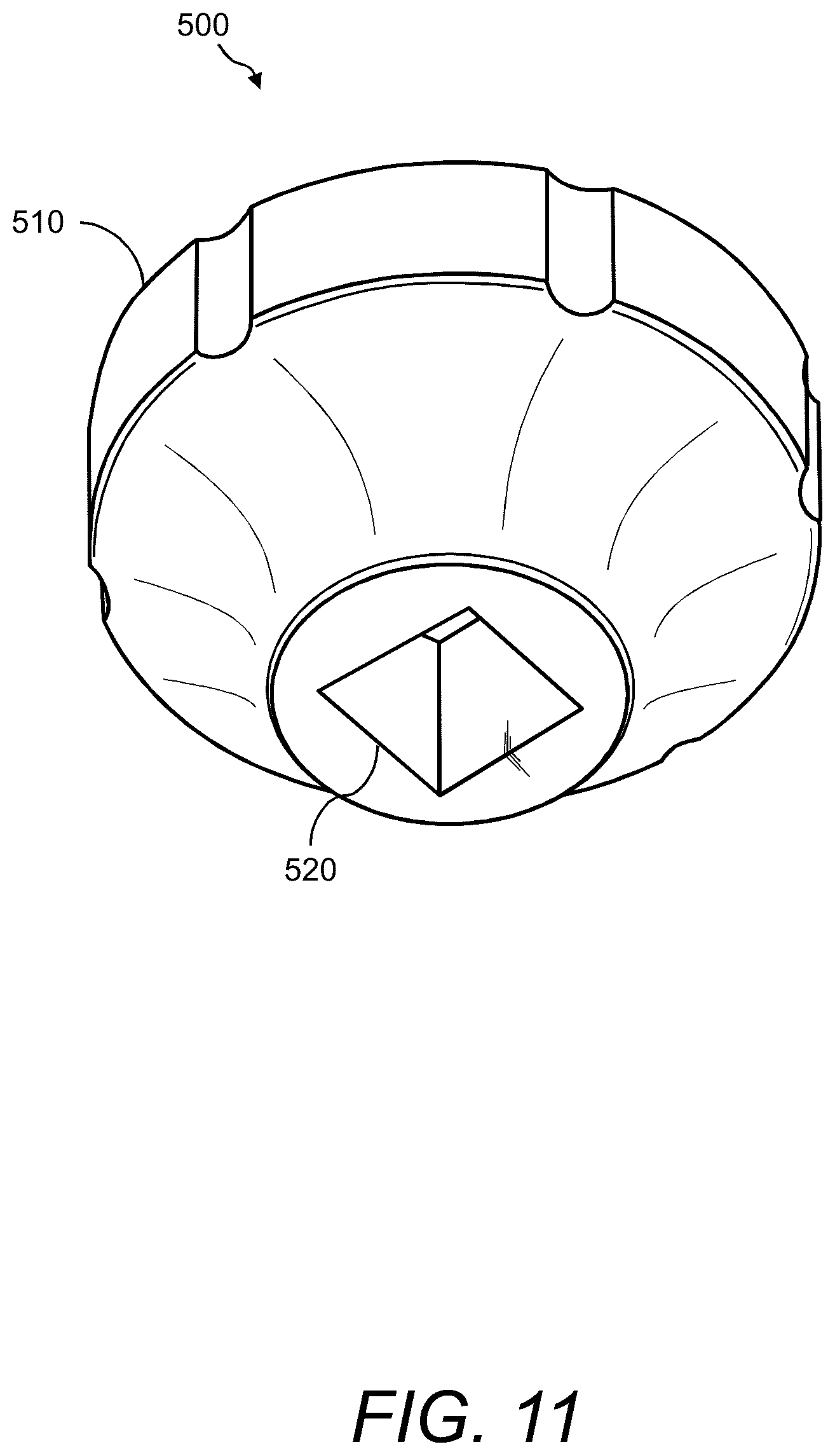 Patent US12410575 Figure 11 – Erosion control securing apparatus and method