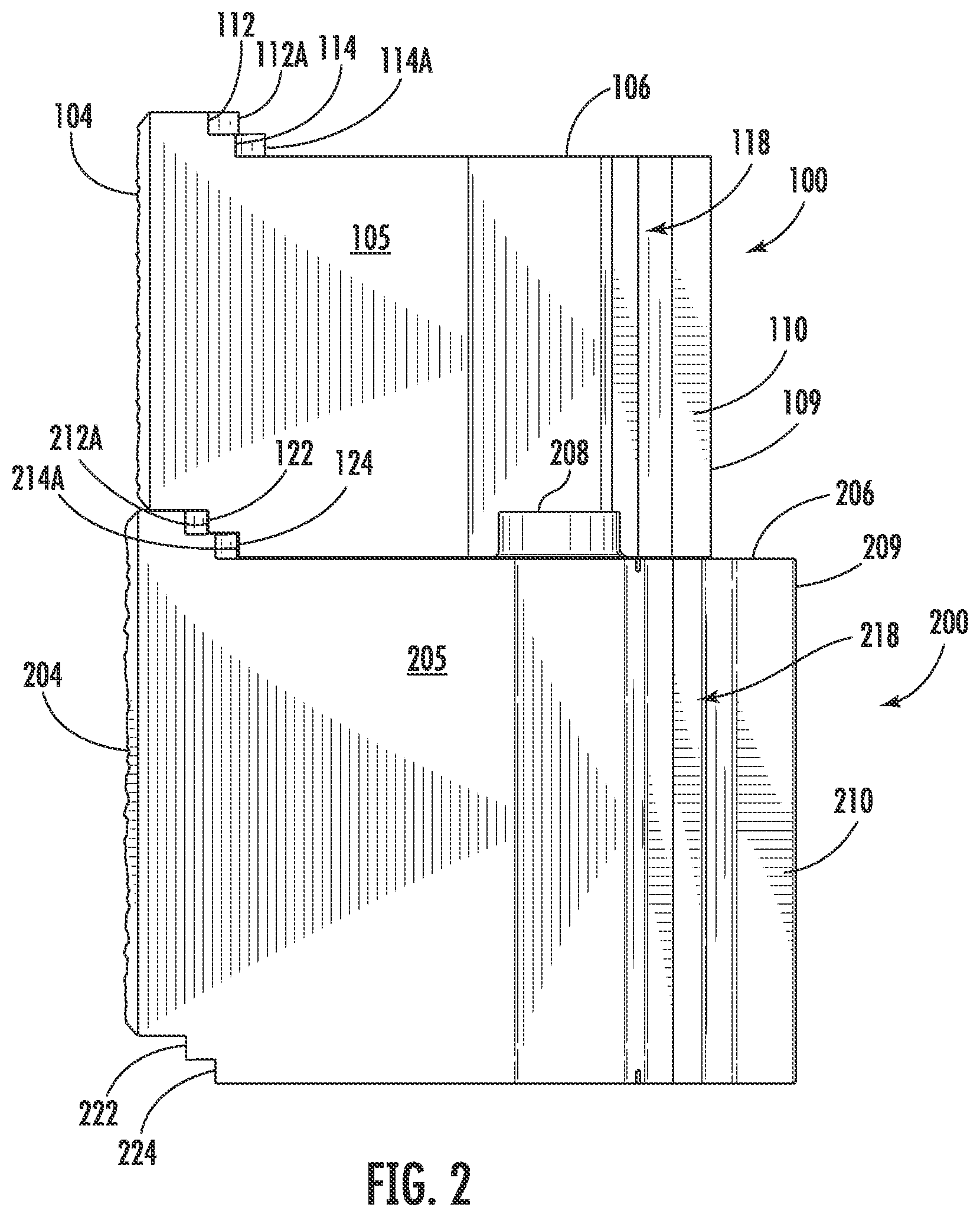 Patent US12410576 Figure 2 – Supporting masonry block