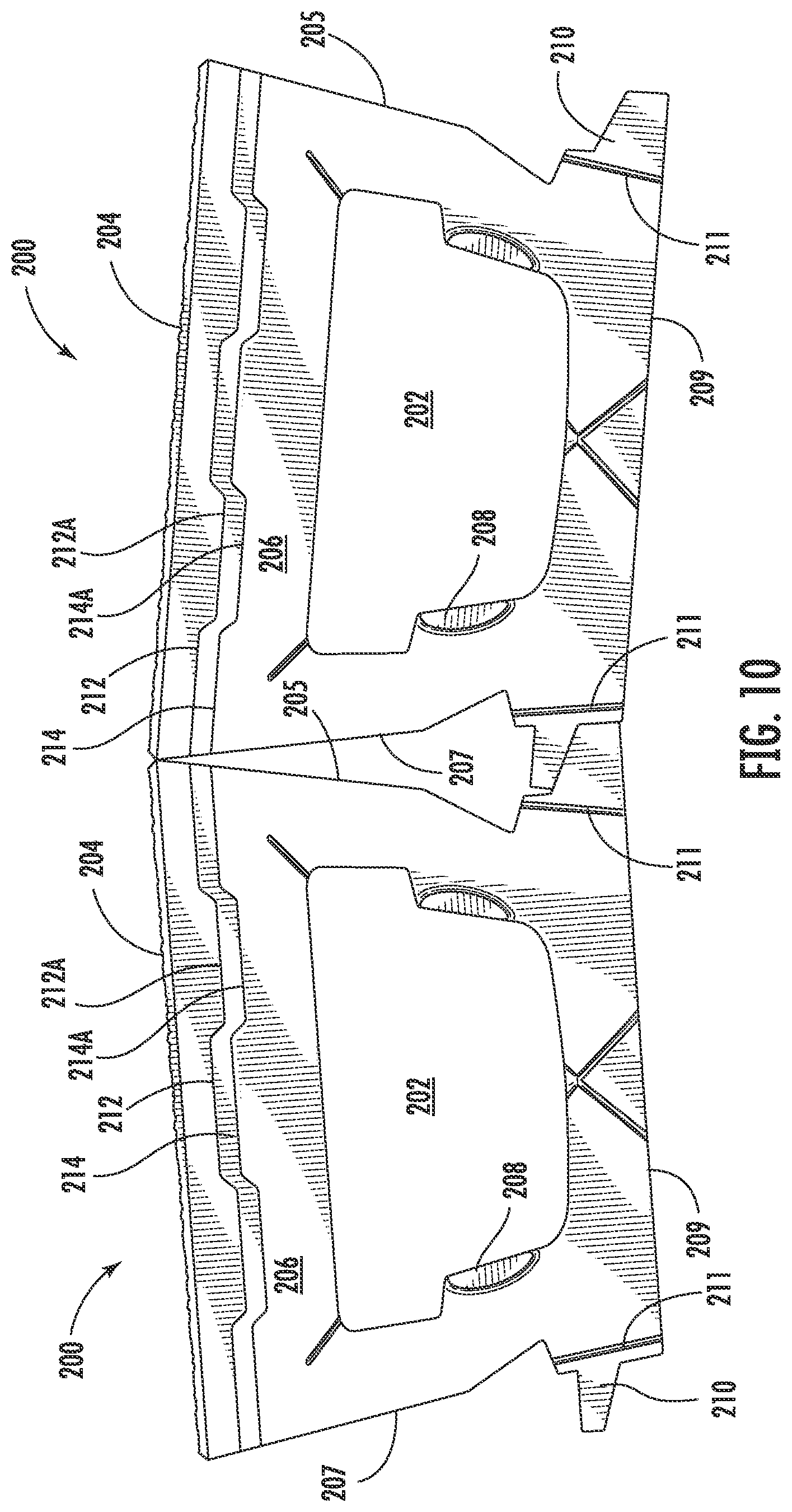 Patent US12410576 Figure 8 – Supporting masonry block