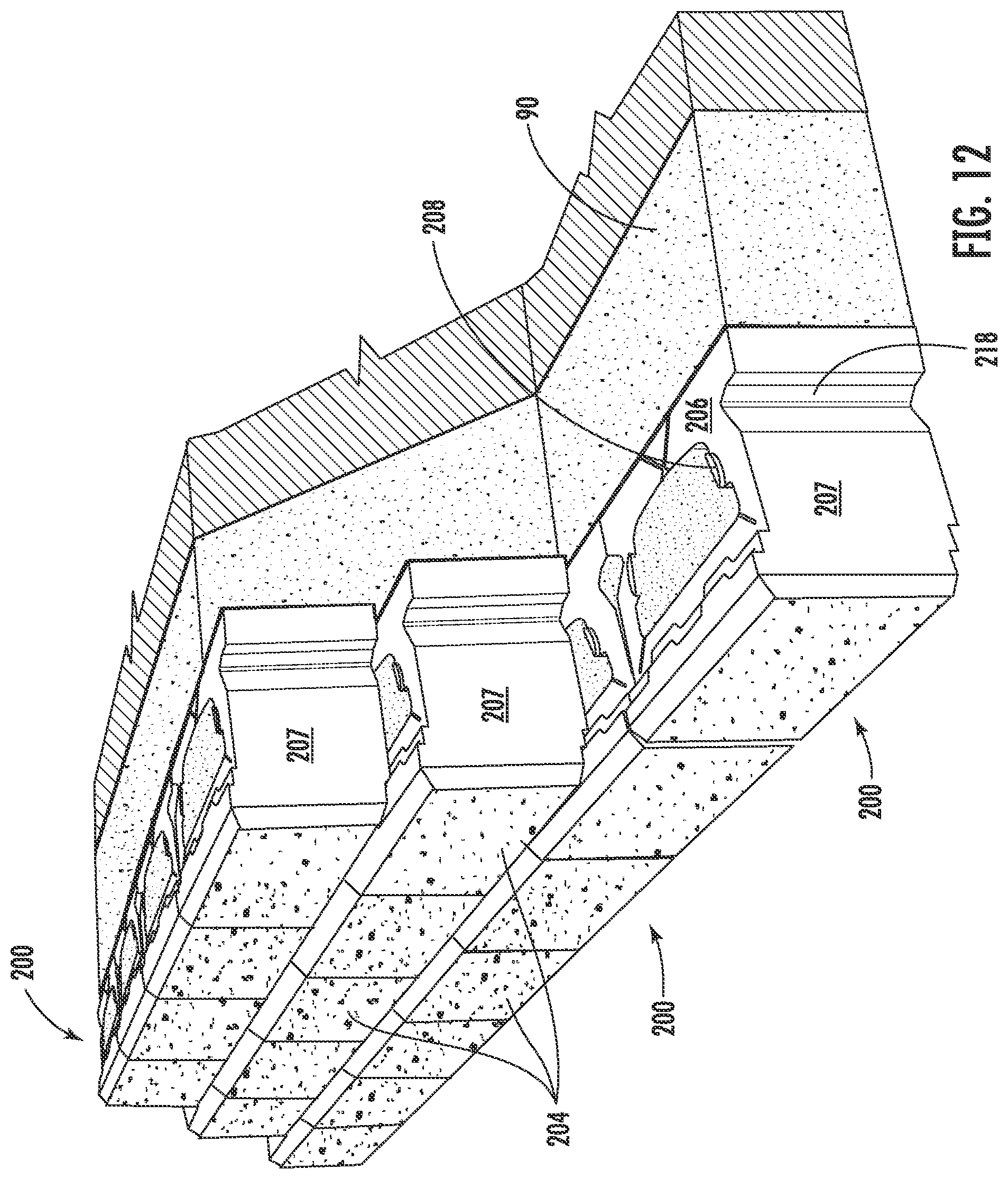 Patent US12410576 Figure 10 – Supporting masonry block