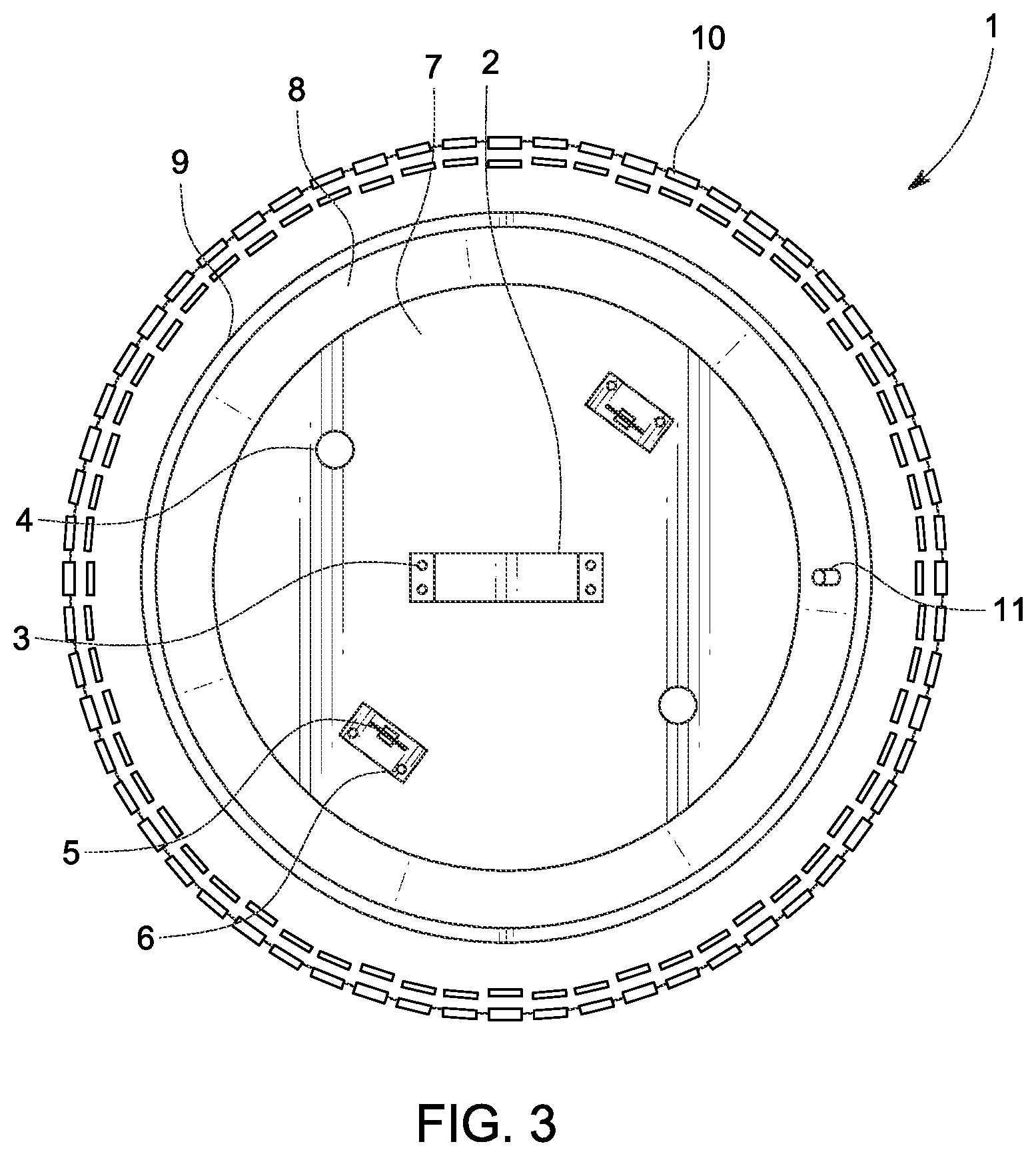 Patent US12410577 Figure 3 – Securable temporary manhole or catch basin cover
