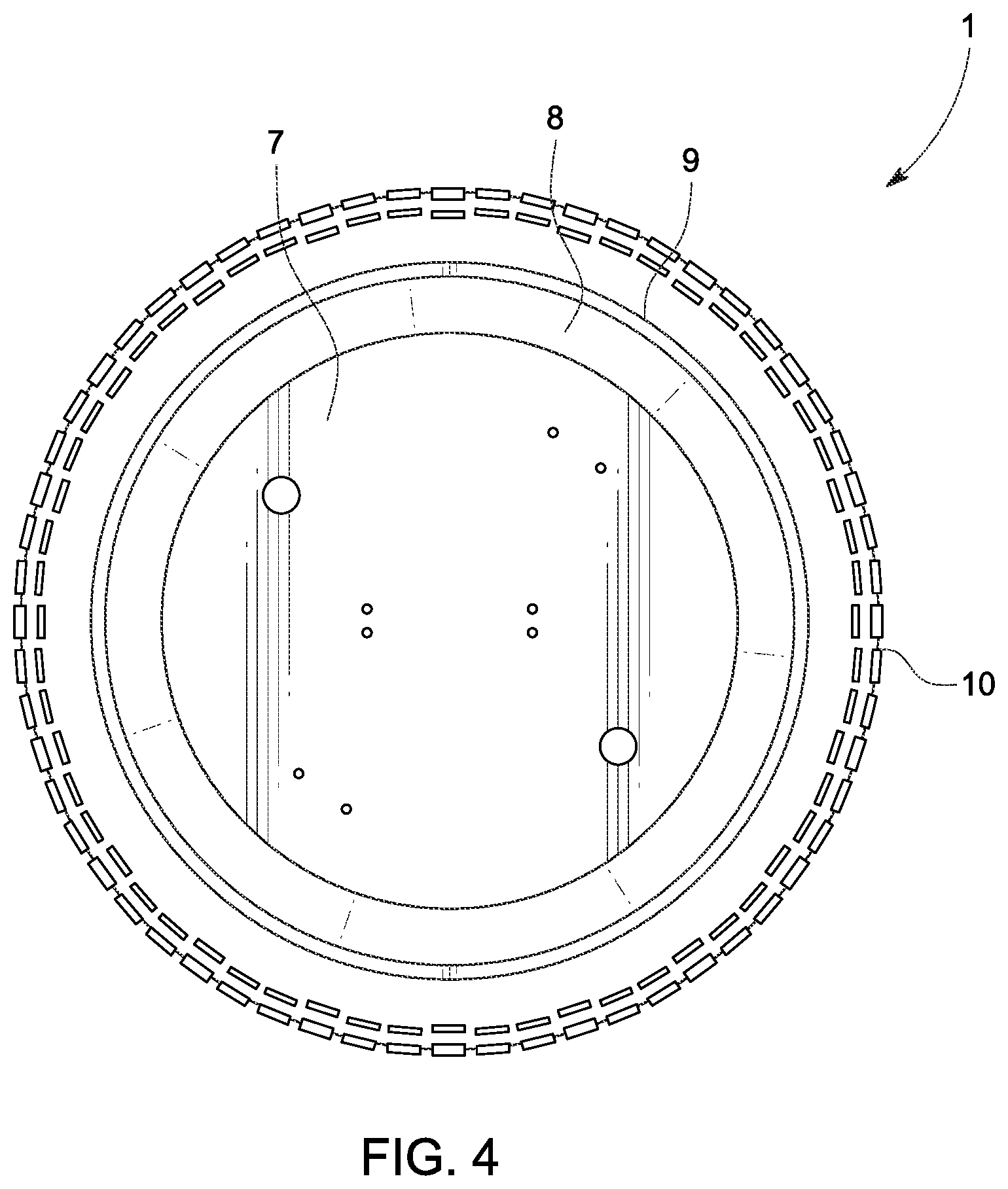 Patent US12410577 Figure 4 – Securable temporary manhole or catch basin cover
