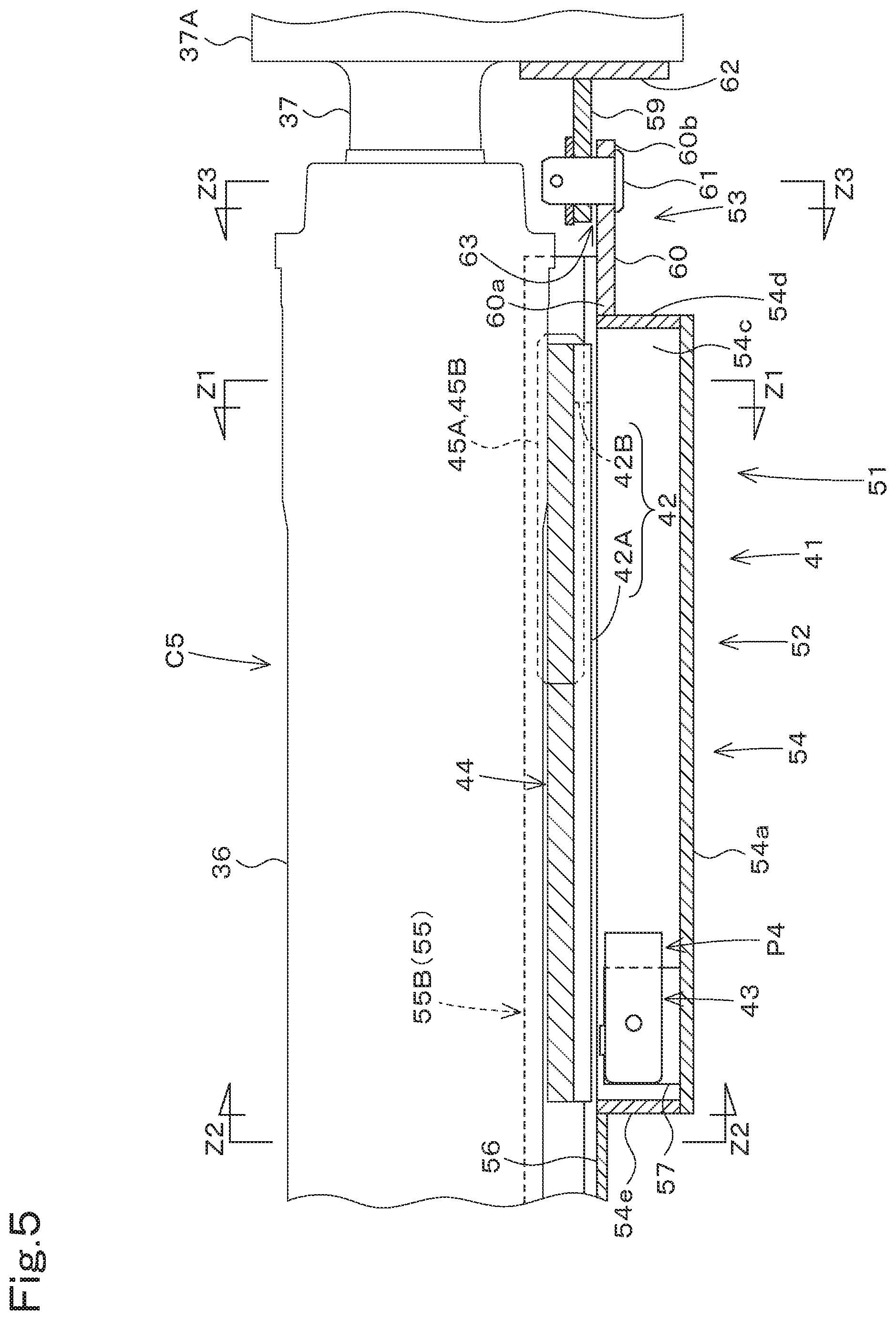 Patent US12410578 Figure 5 – Working machine