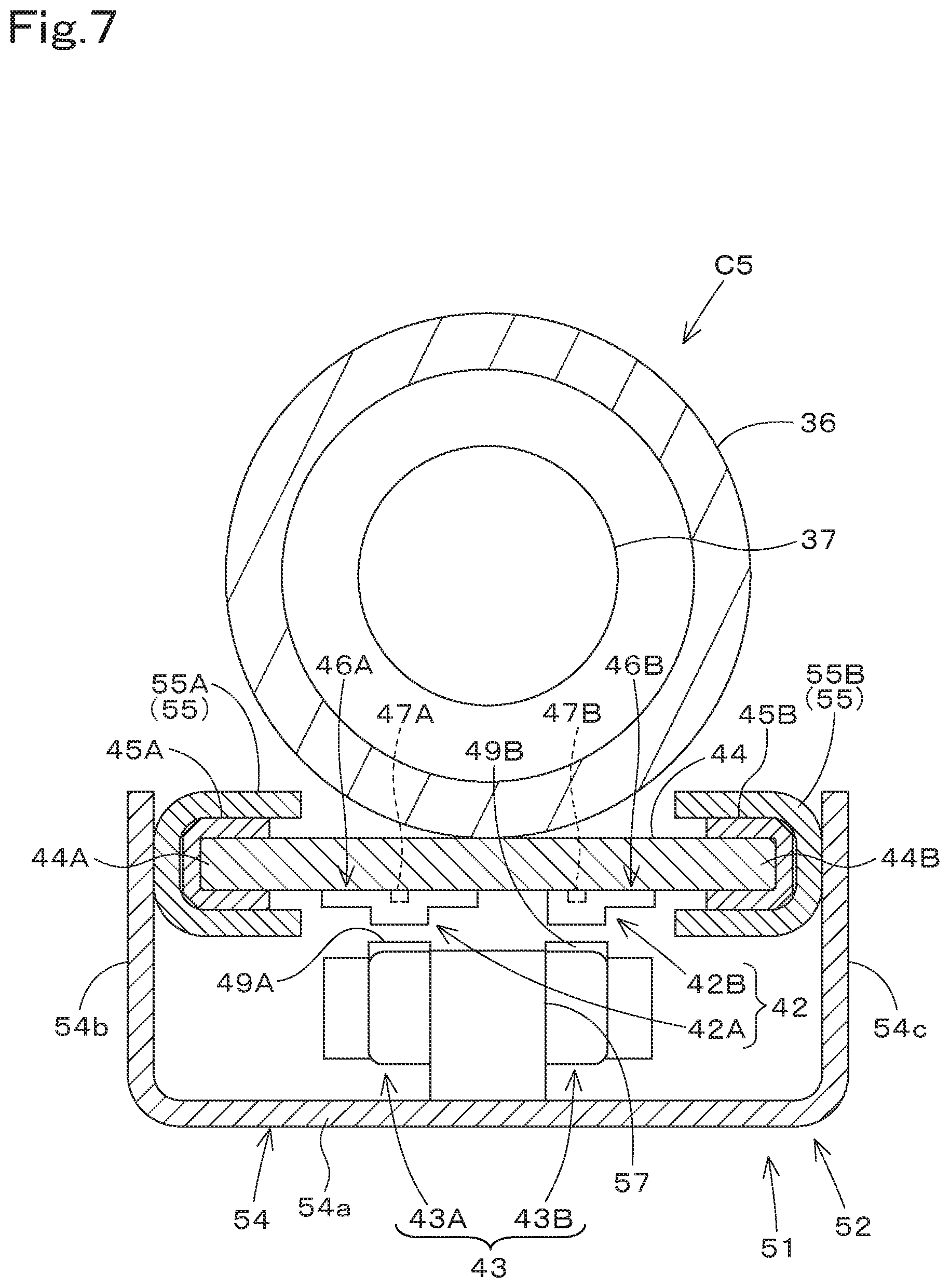 Patent US12410578 Figure 7 – Working machine