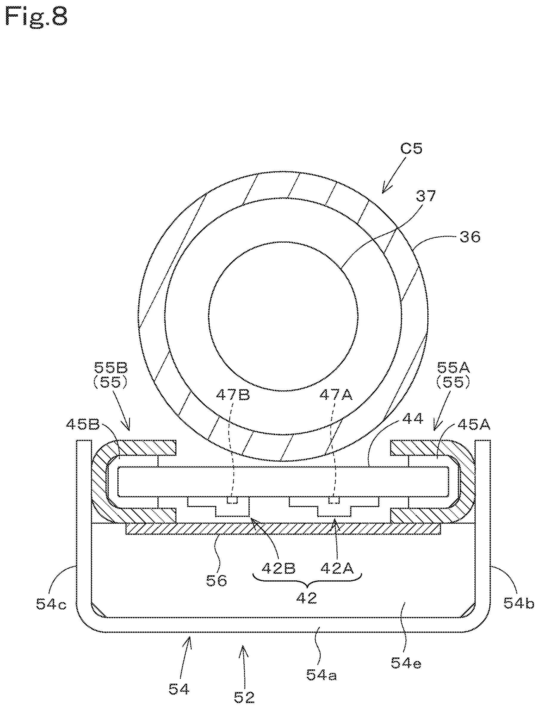Patent US12410578 Figure 8 – Working machine