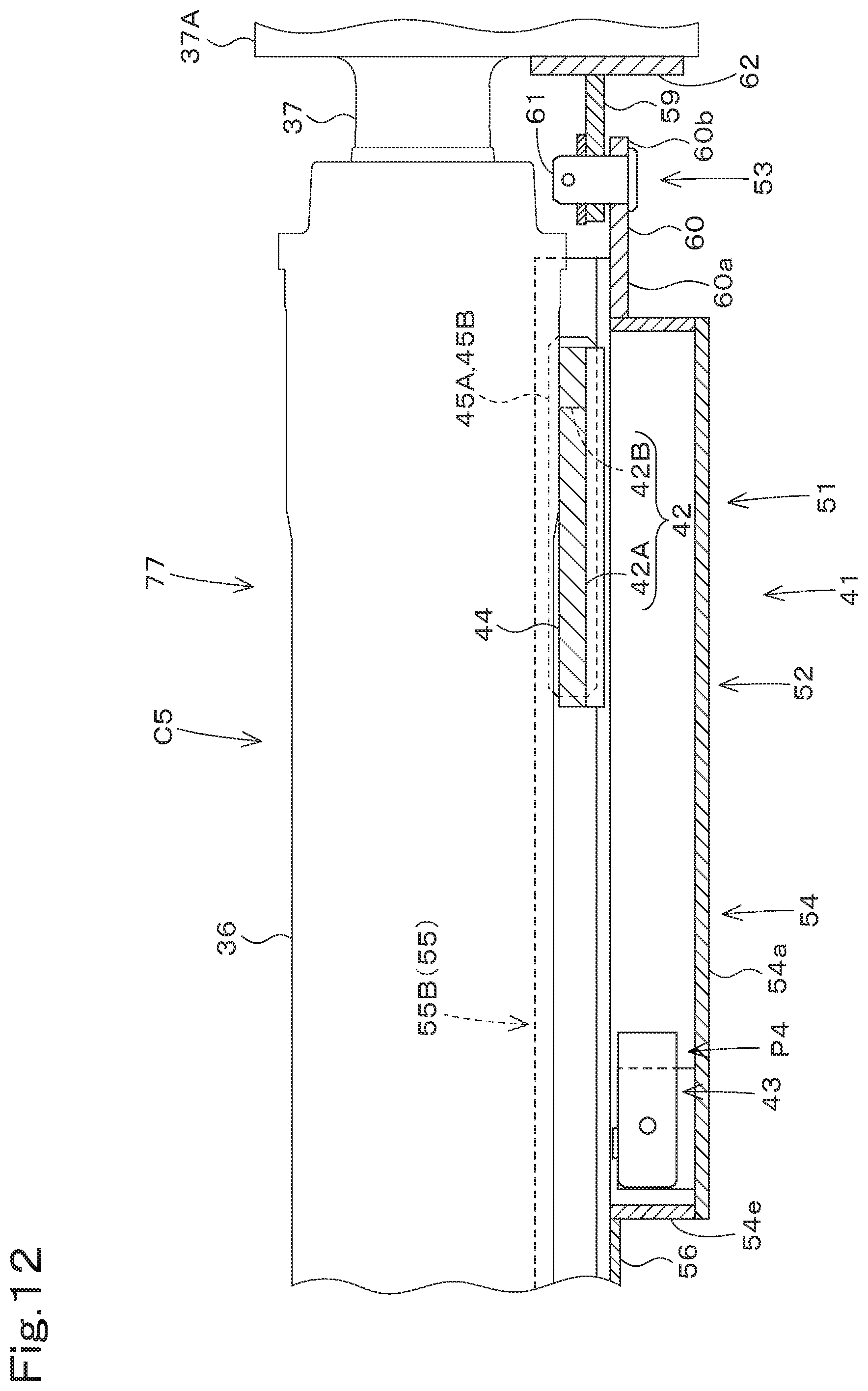 Patent US12410578 Figure 12 – Working machine