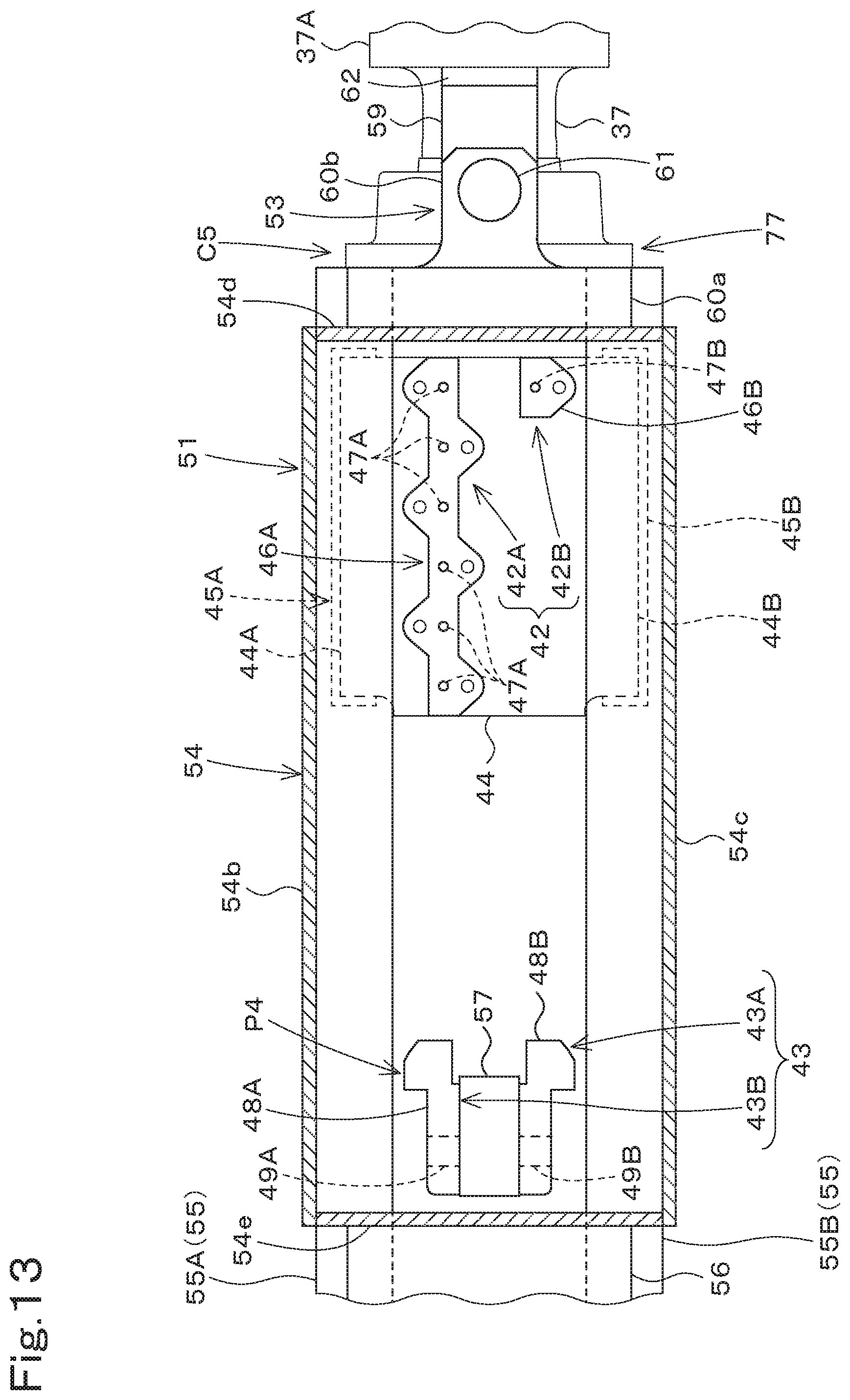 Patent US12410578 Figure 13 – Working machine