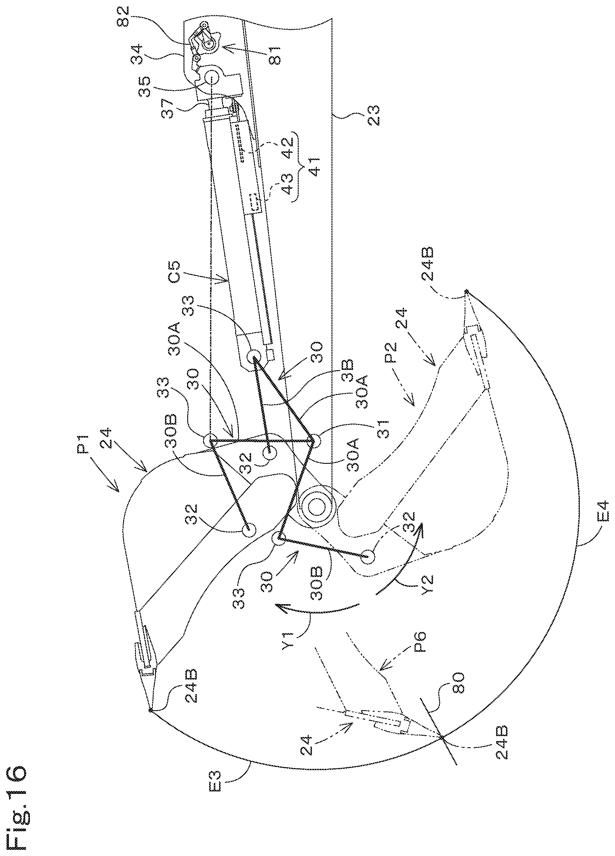 Patent US12410578 Figure 16 – Working machine