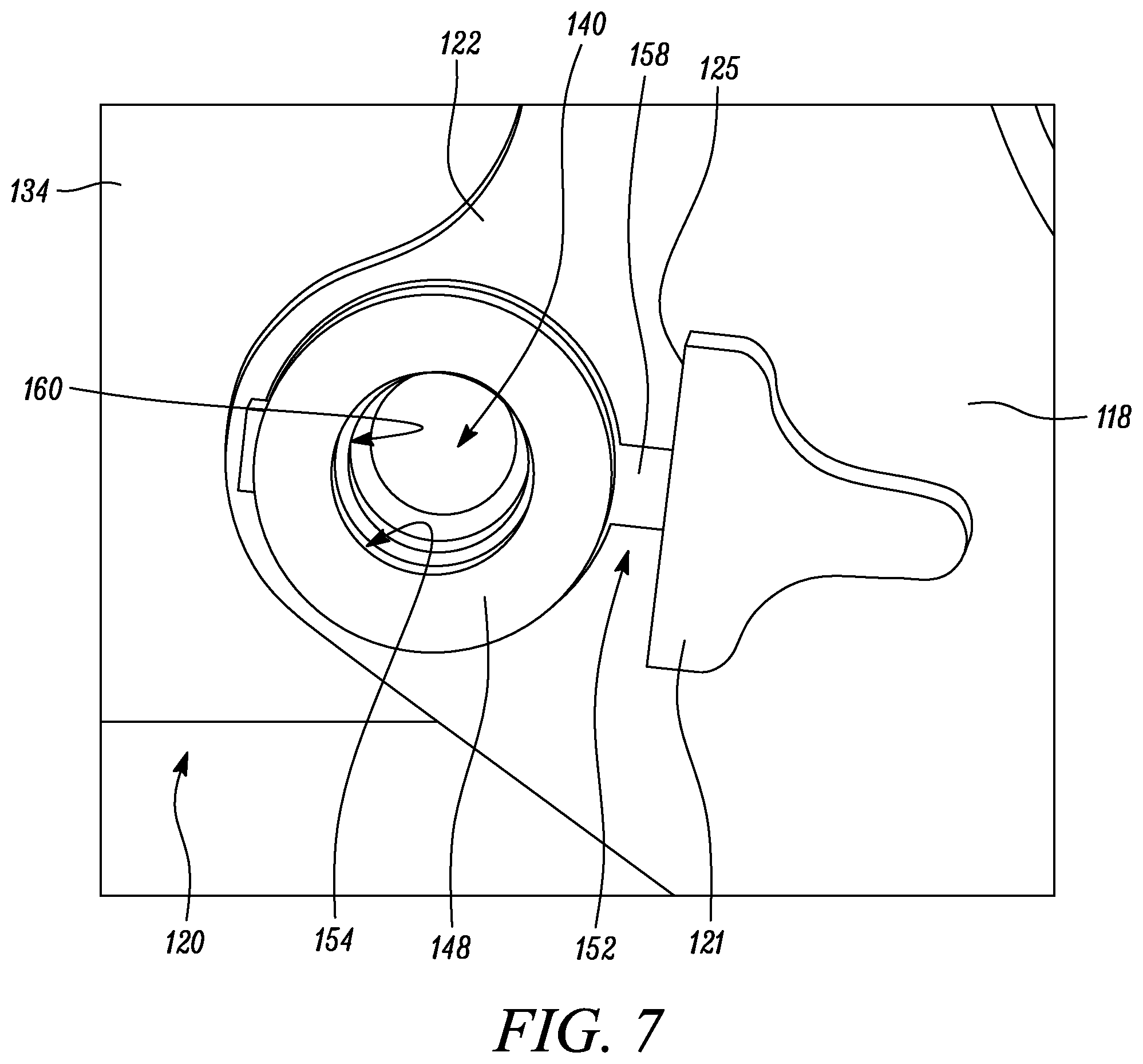 Patent US12410579 Figure 6 – Coupler unit for work machine