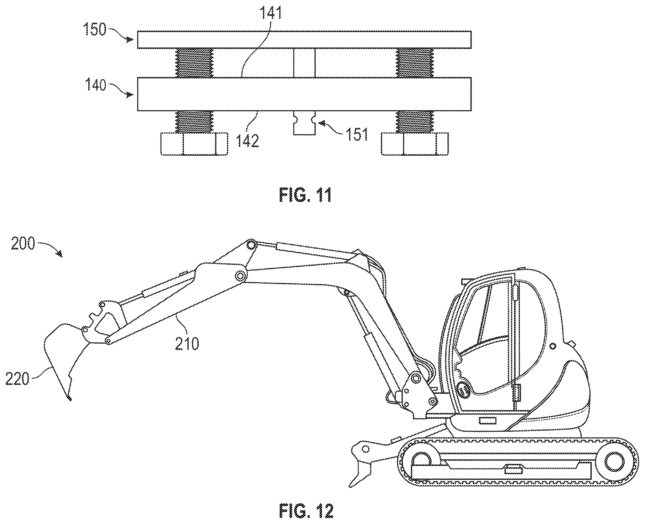 Patent US12410580 Figure 6 – Excavator boom extension
