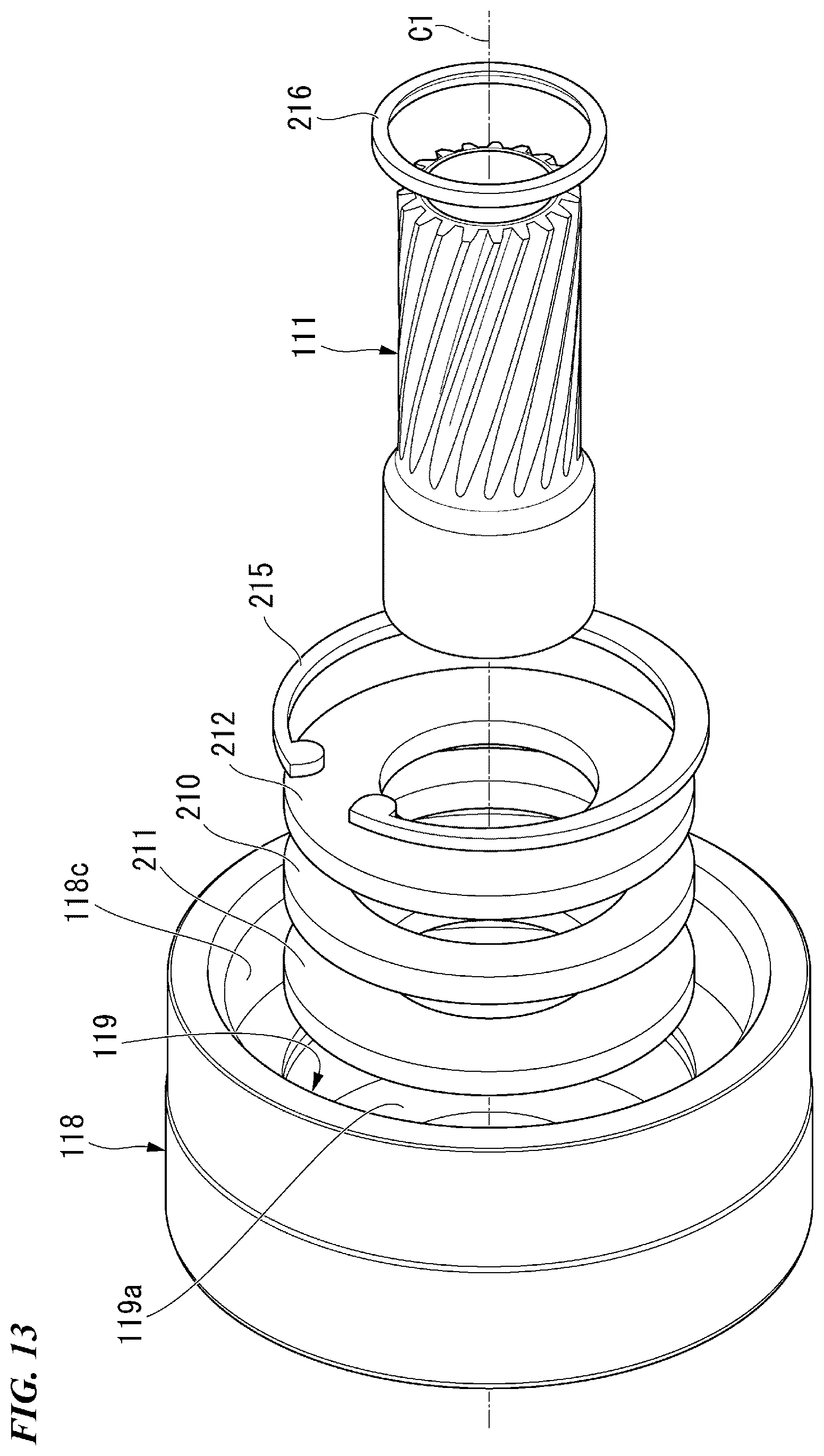 Patent US12410581 Figure 12 – Electric cylinder and work machine