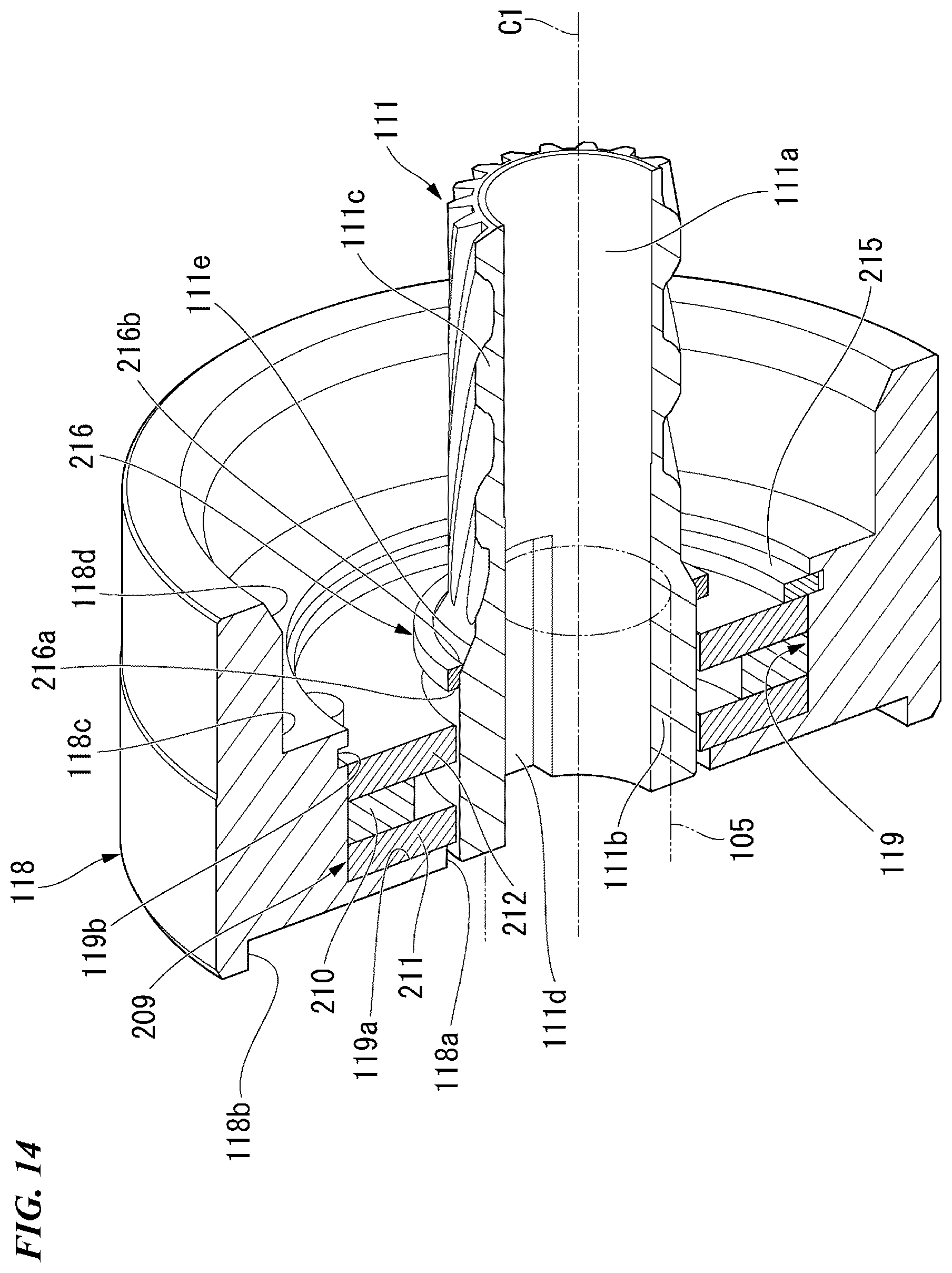 Patent US12410581 Figure 13 – Electric cylinder and work machine