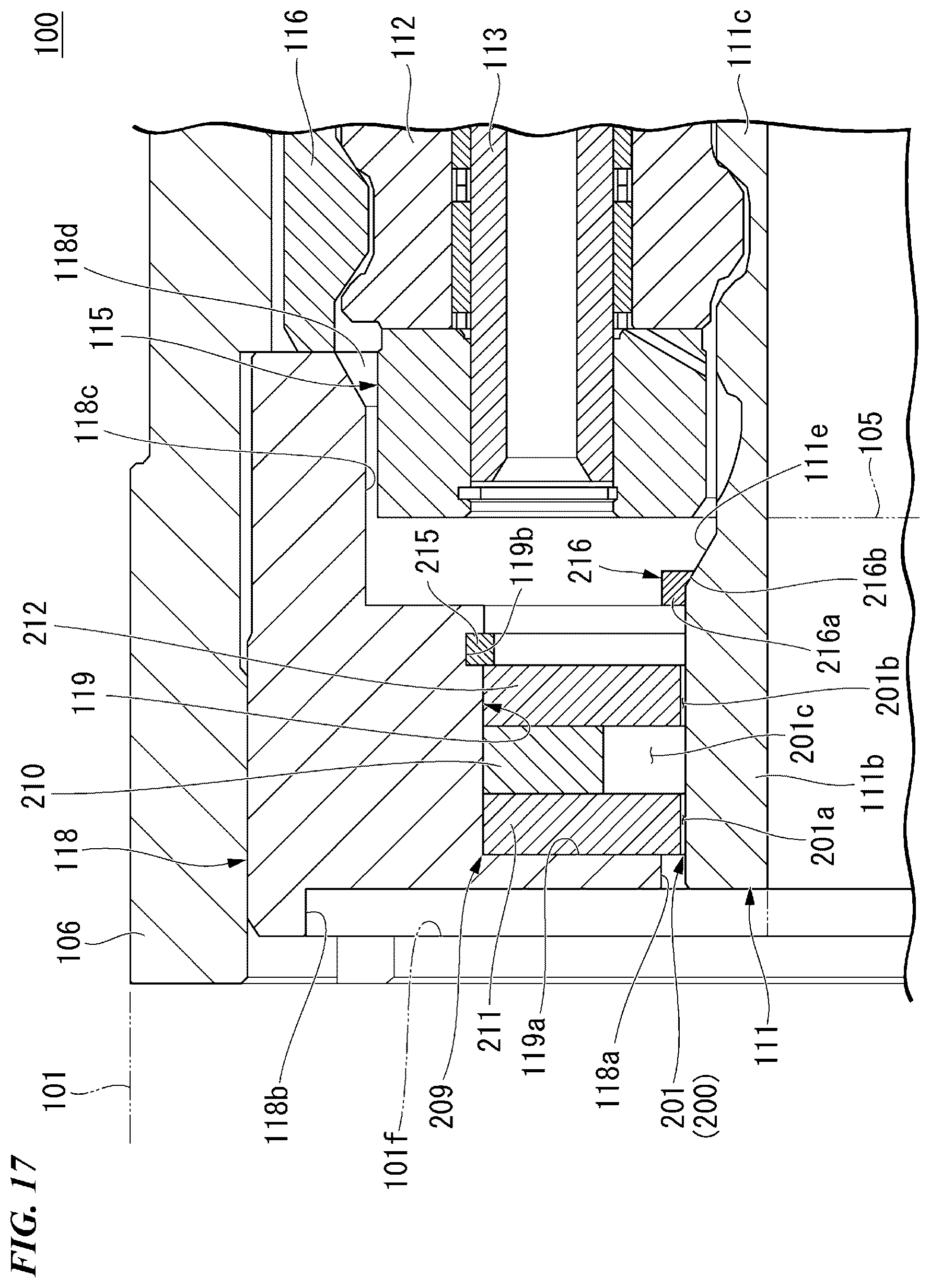 Patent US12410581 Figure 16 – Electric cylinder and work machine