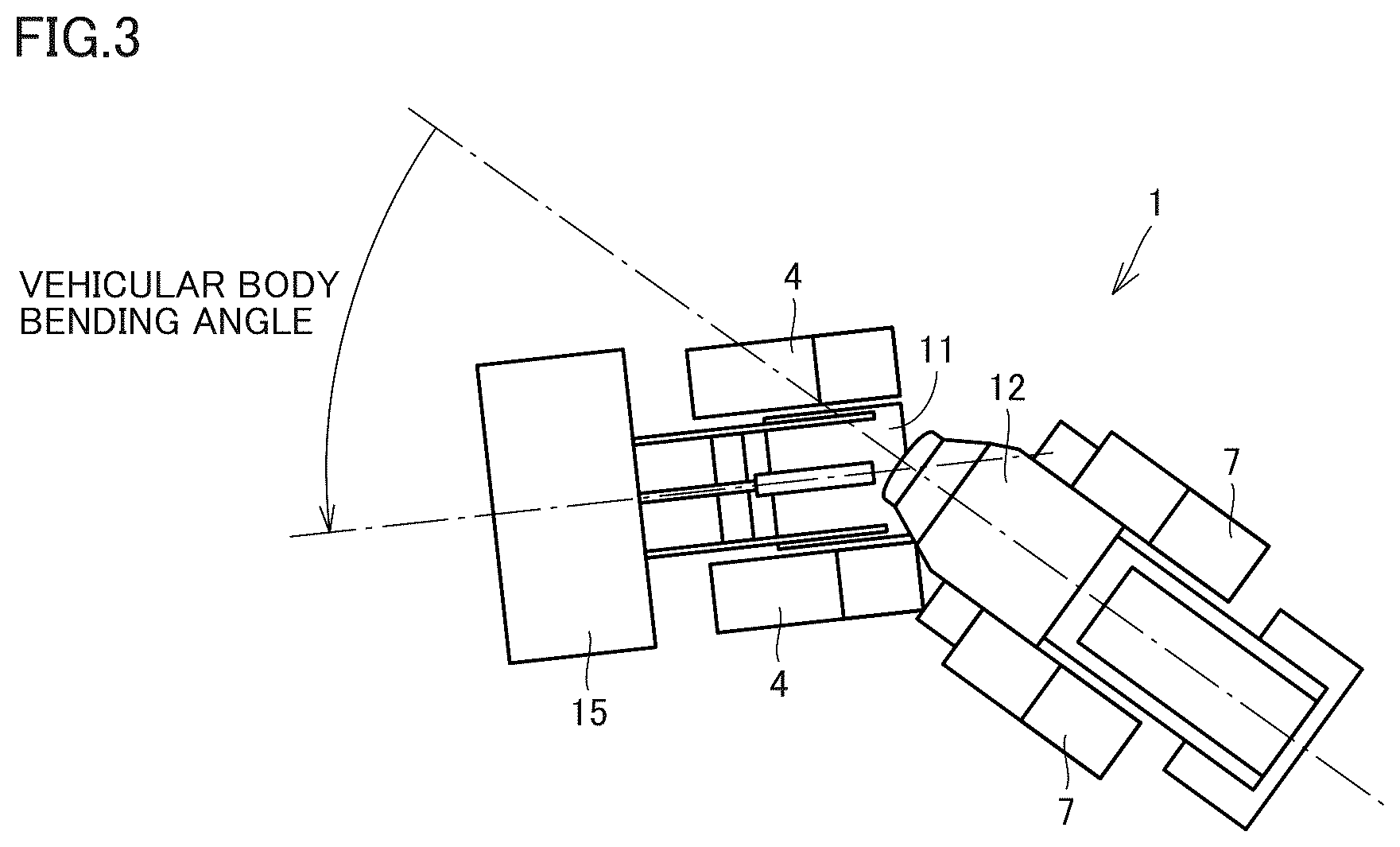 Patent US12410585 Figure 3 – Work machine