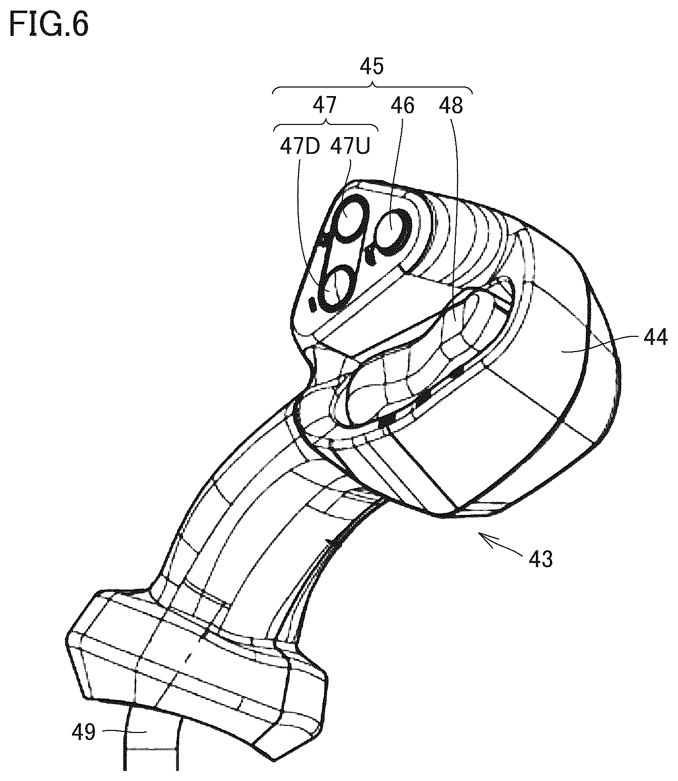 Patent US12410585 Figure 6 – Work machine