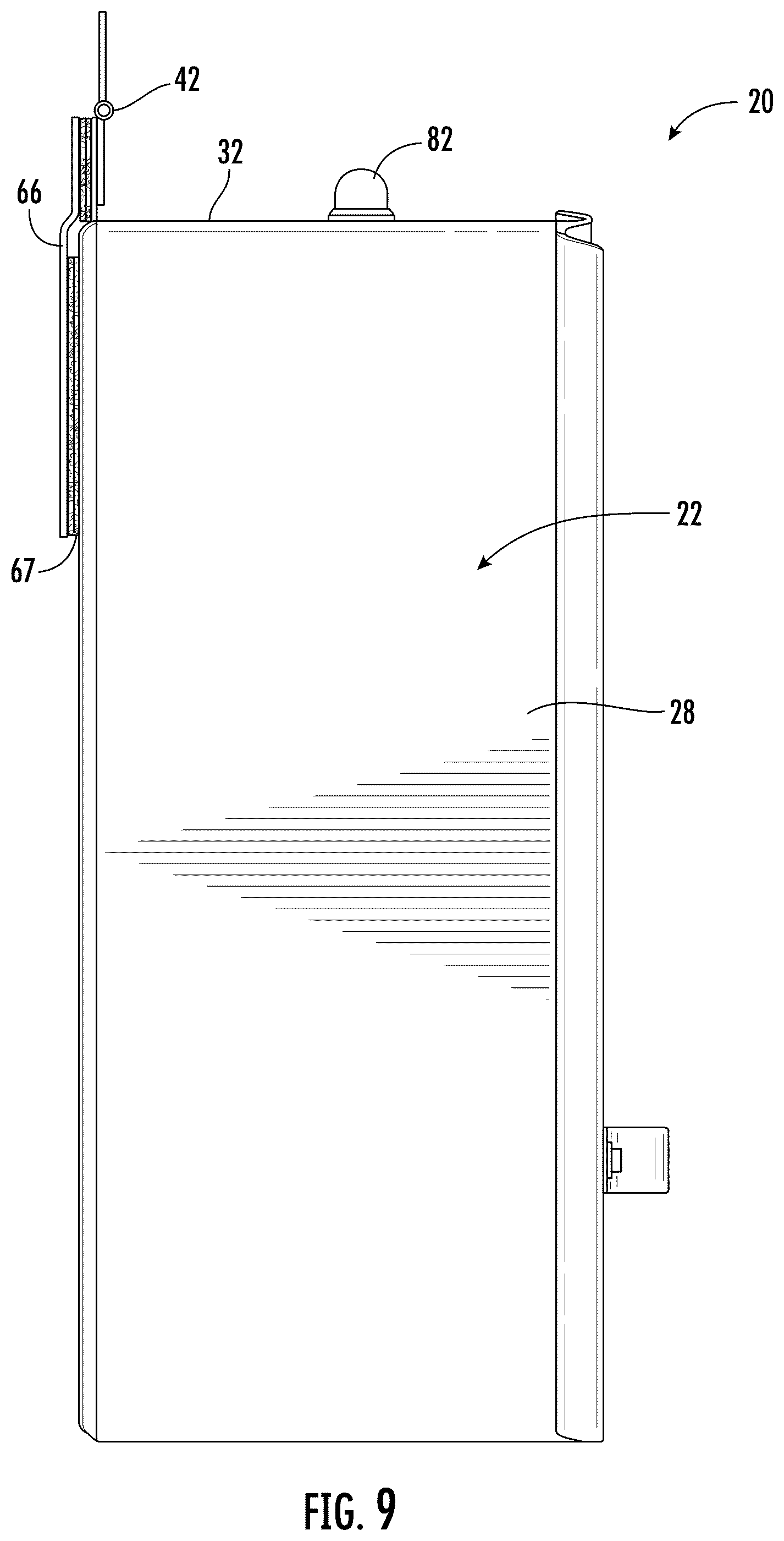 Patent US12410591 Figure 9 – Housing for drain outlet