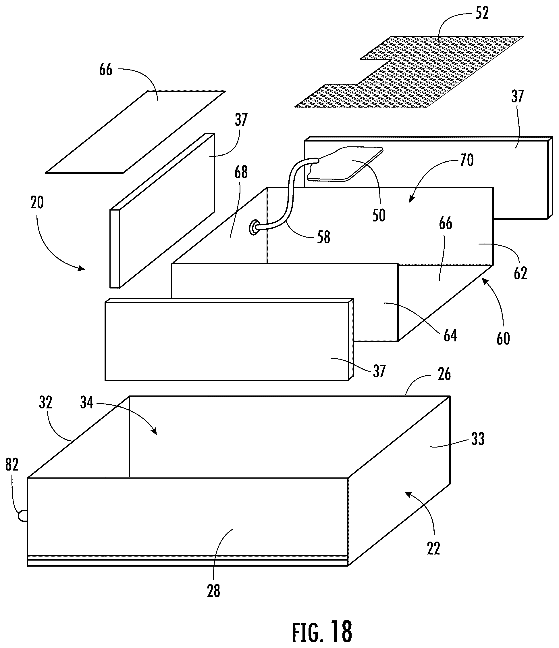 Patent US12410591 Figure 15 – Housing for drain outlet