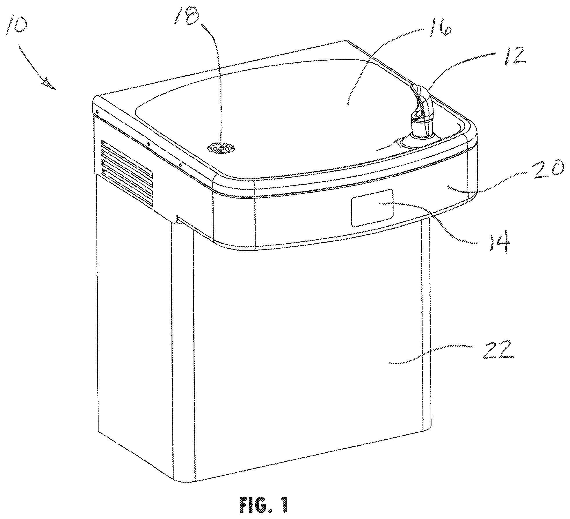 Patent US12410592 Figure 1 – Water providing station