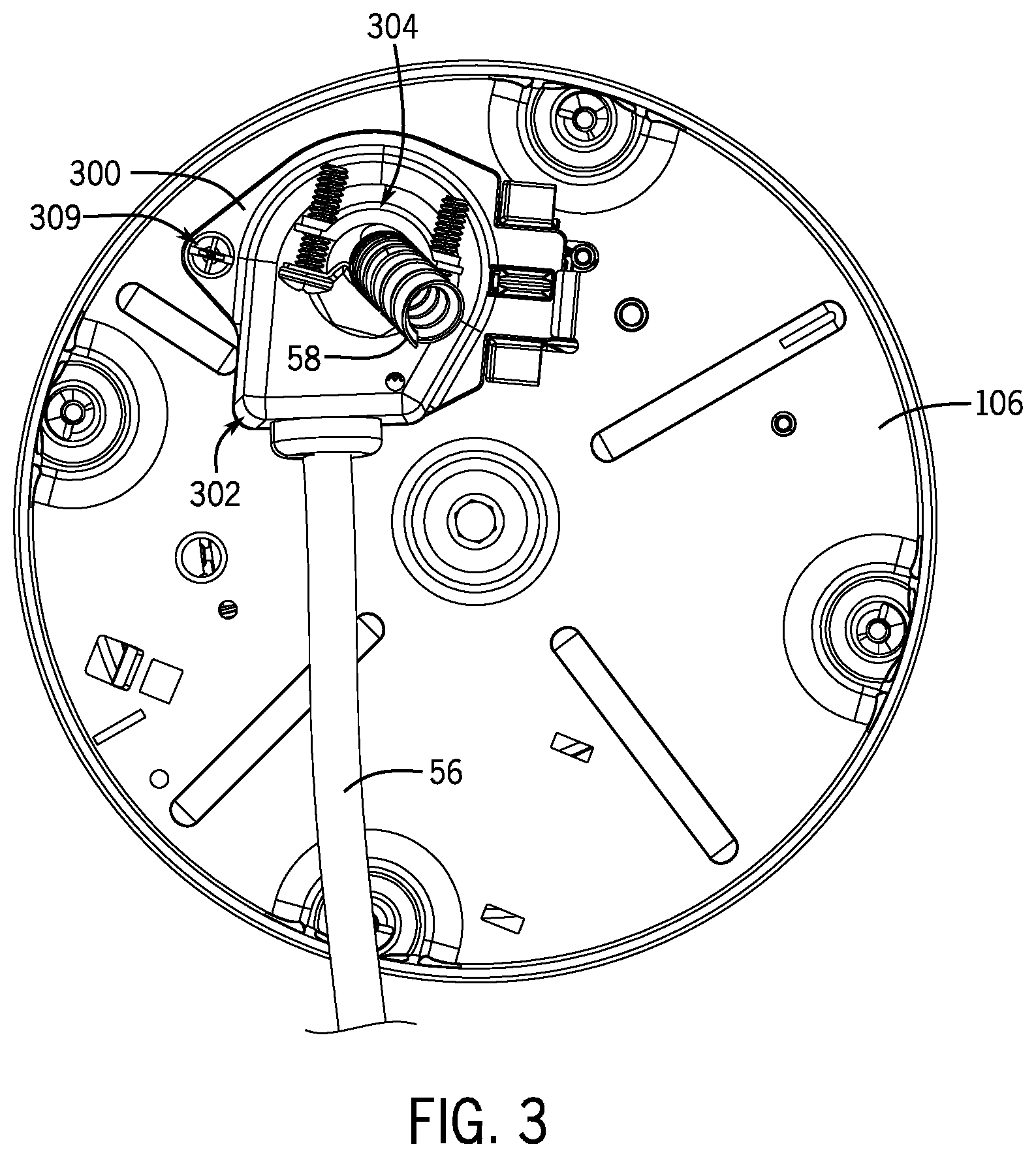 Patent US12410595 Figure 3 – System and method for assembling and/or operating control switch in relation to waste disposer and in relation to alternative electric power sources