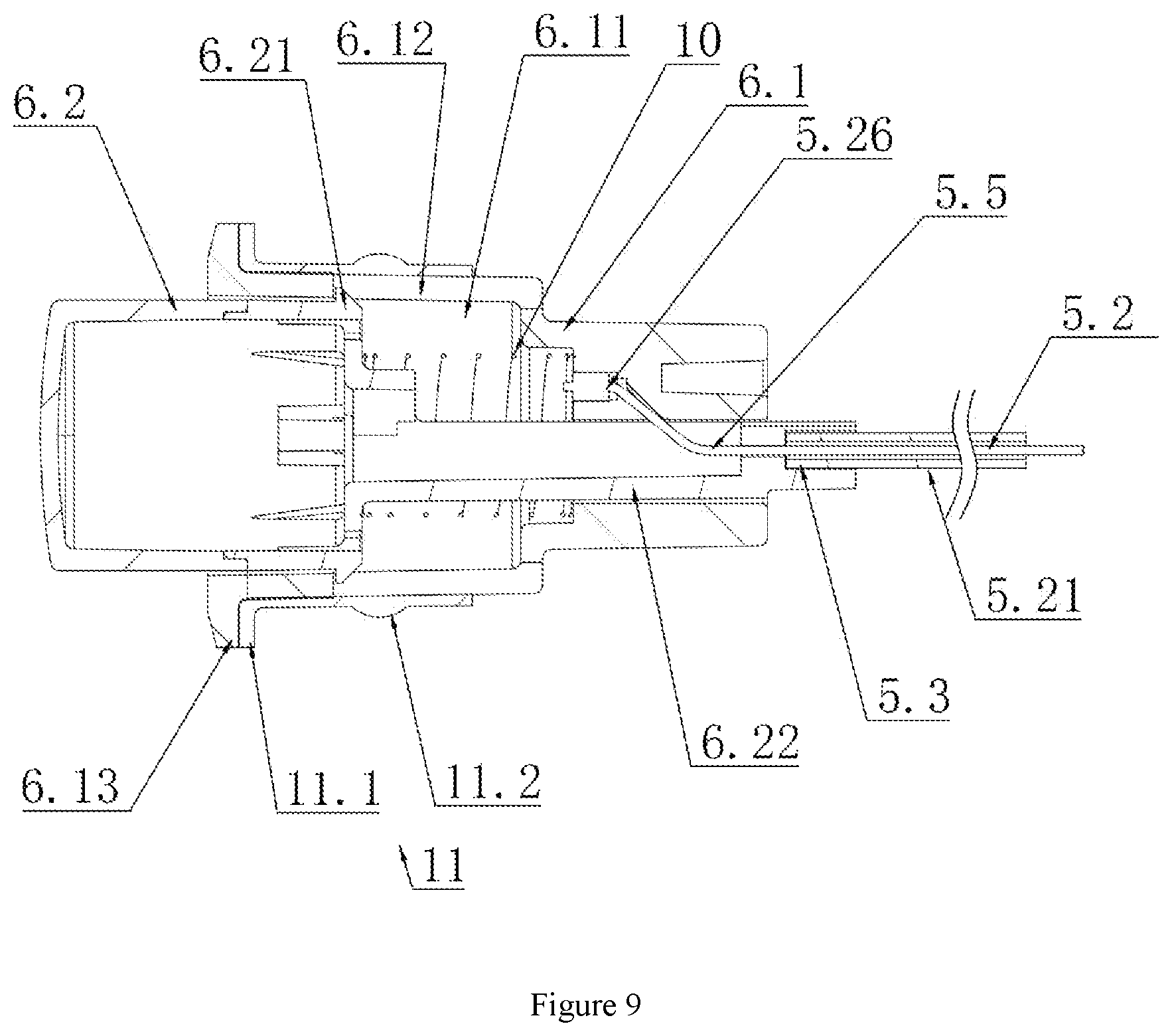 Patent US12410597 Figure 9 – Dual-control flushing device