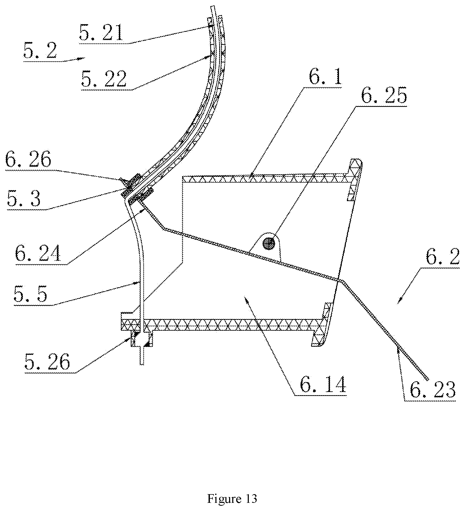 Patent US12410597 Figure 13 – Dual-control flushing device