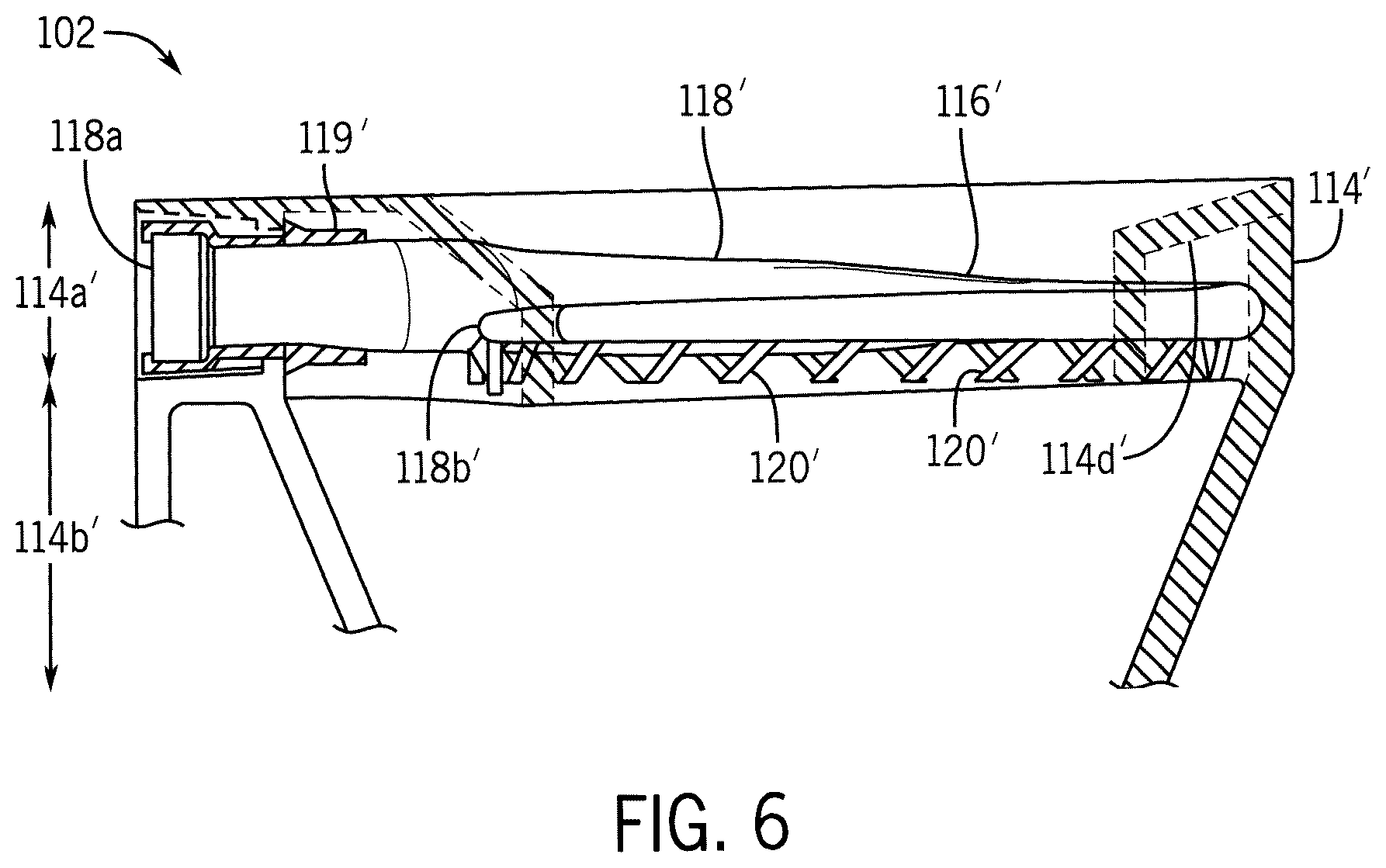Patent US12410598 Figure 5 – Toilet arrangement for swirl flushing