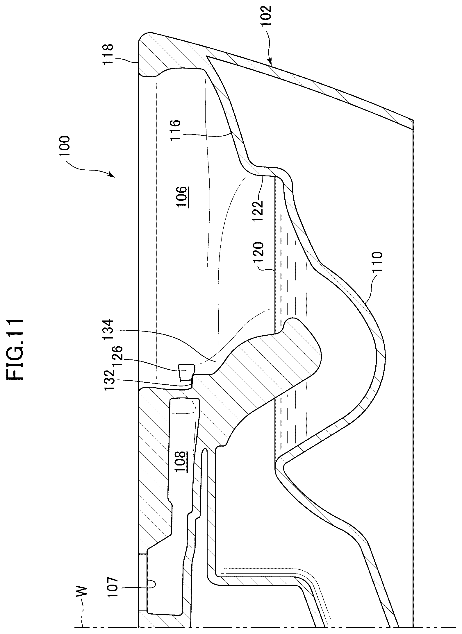 Patent US12410599 Figure 9 – Flush toilet