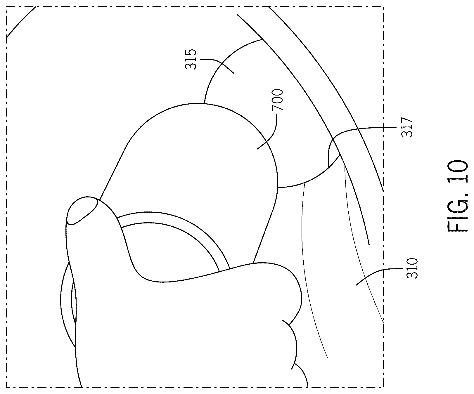 Patent US12410600 Figure 10 – Toilet with canned sump