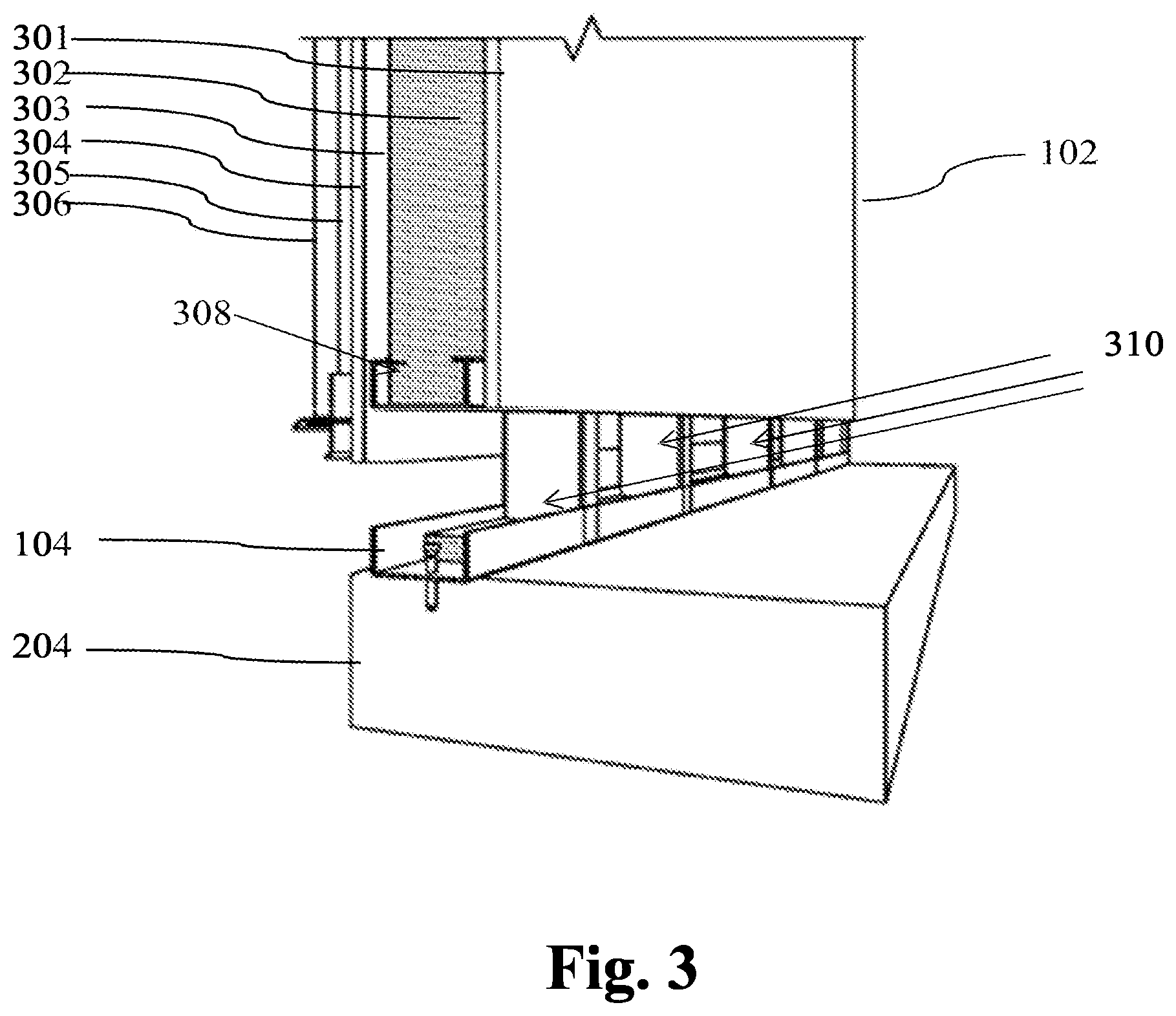 Patent US12410602 Figure 3 – Method and arrangement for constructing and interconnecting prefabricated building modules