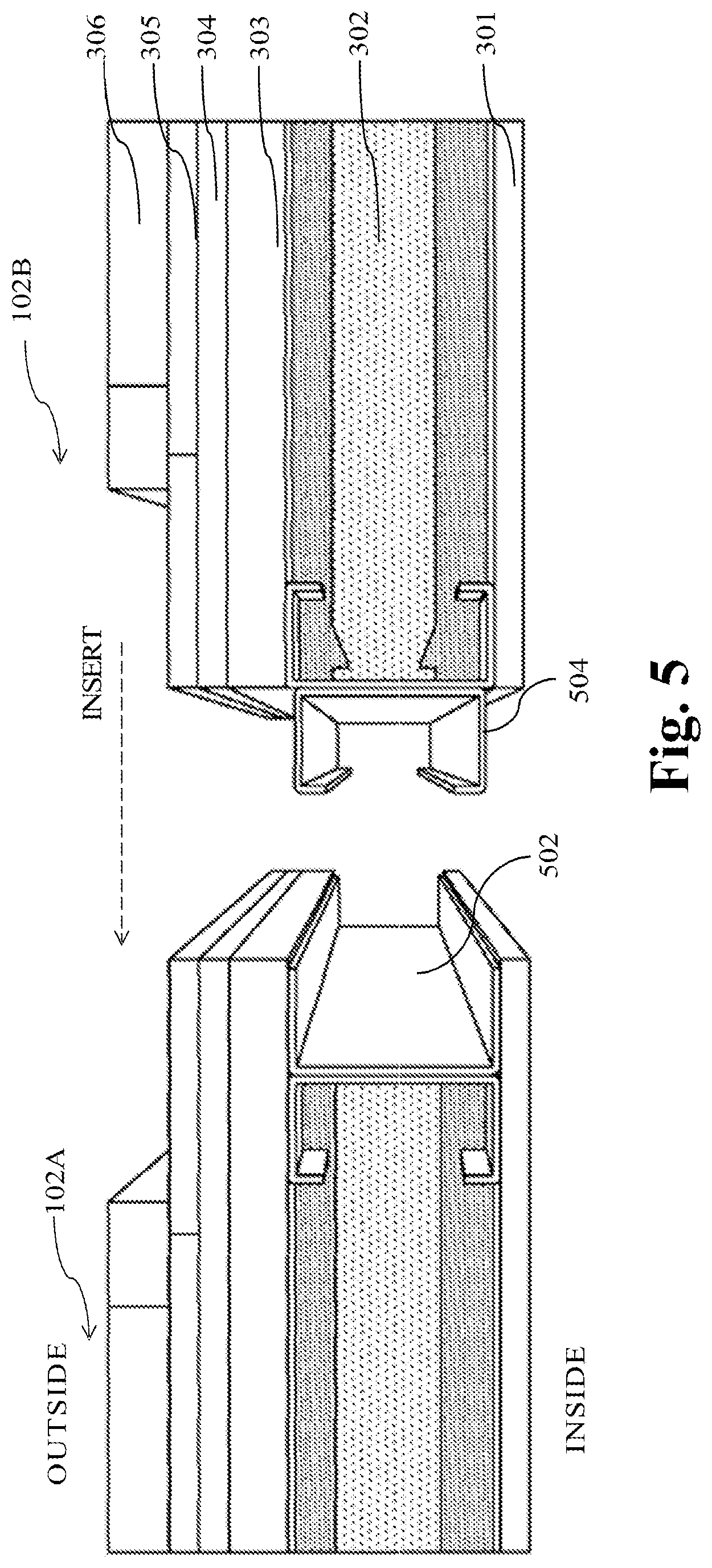 Patent US12410602 Figure 5 – Method and arrangement for constructing and interconnecting prefabricated building modules