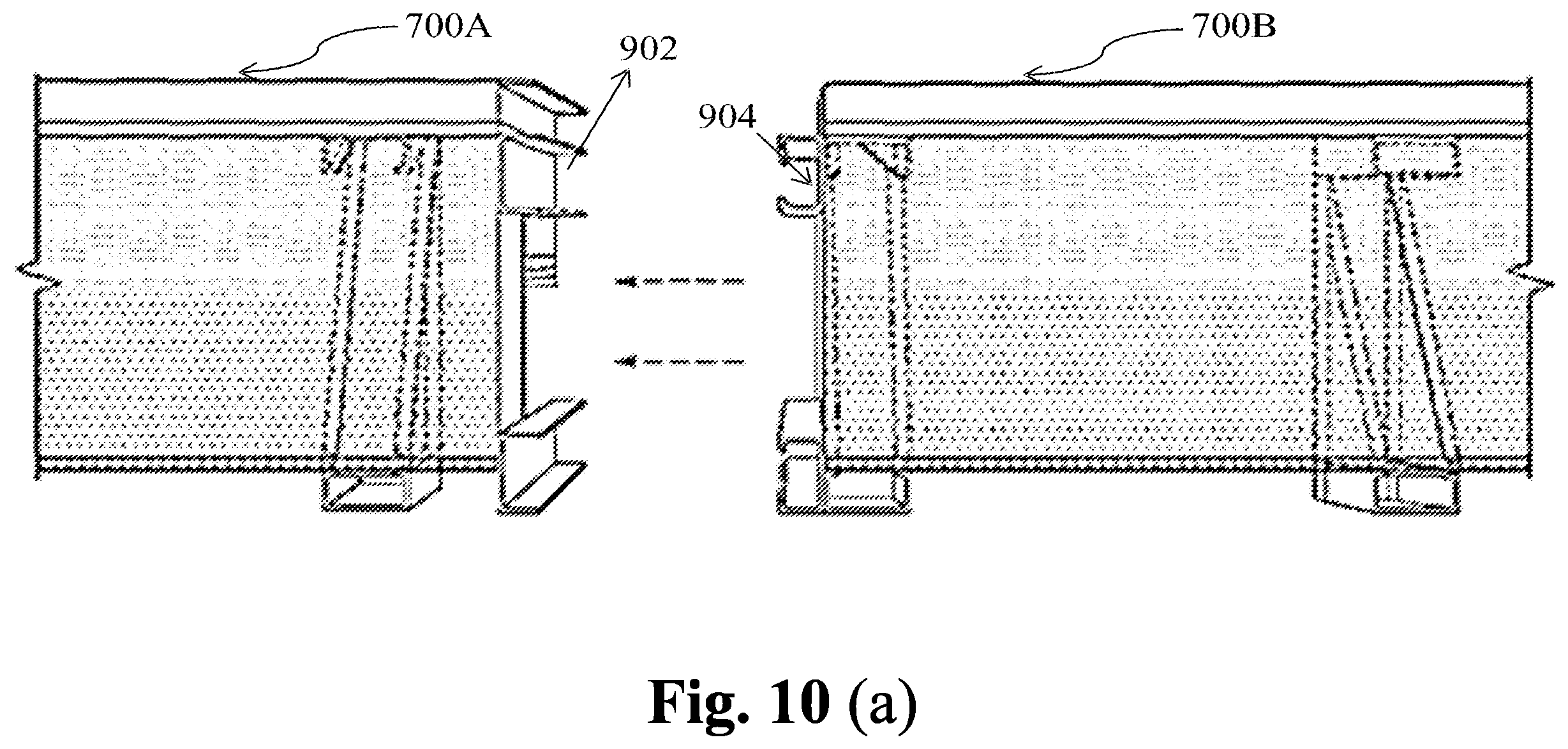 Patent US12410602 Figure 10 – Method and arrangement for constructing and interconnecting prefabricated building modules