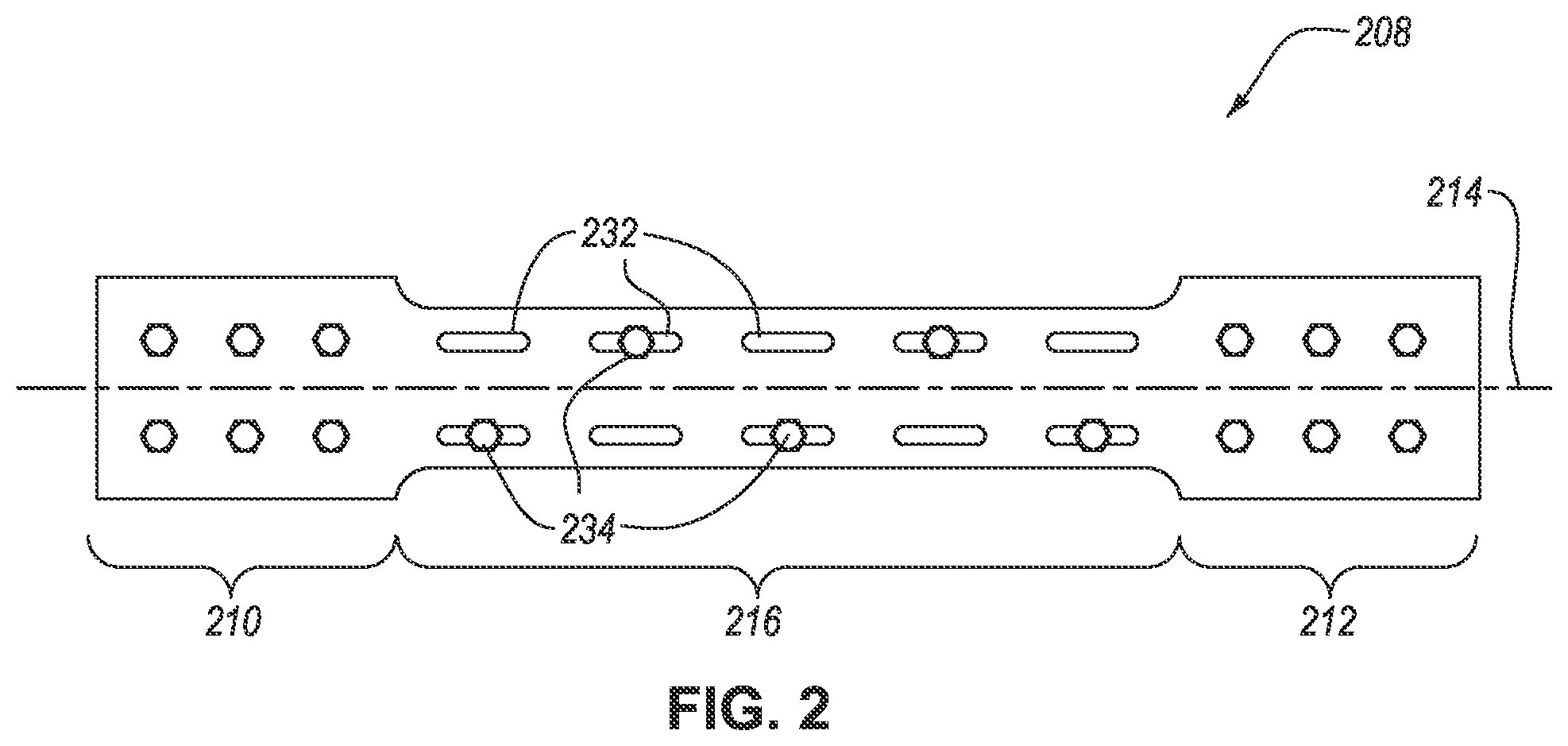 Patent US12410604 Figure 2 – Structural fuses configured to yield in tension and compression and structures including the same