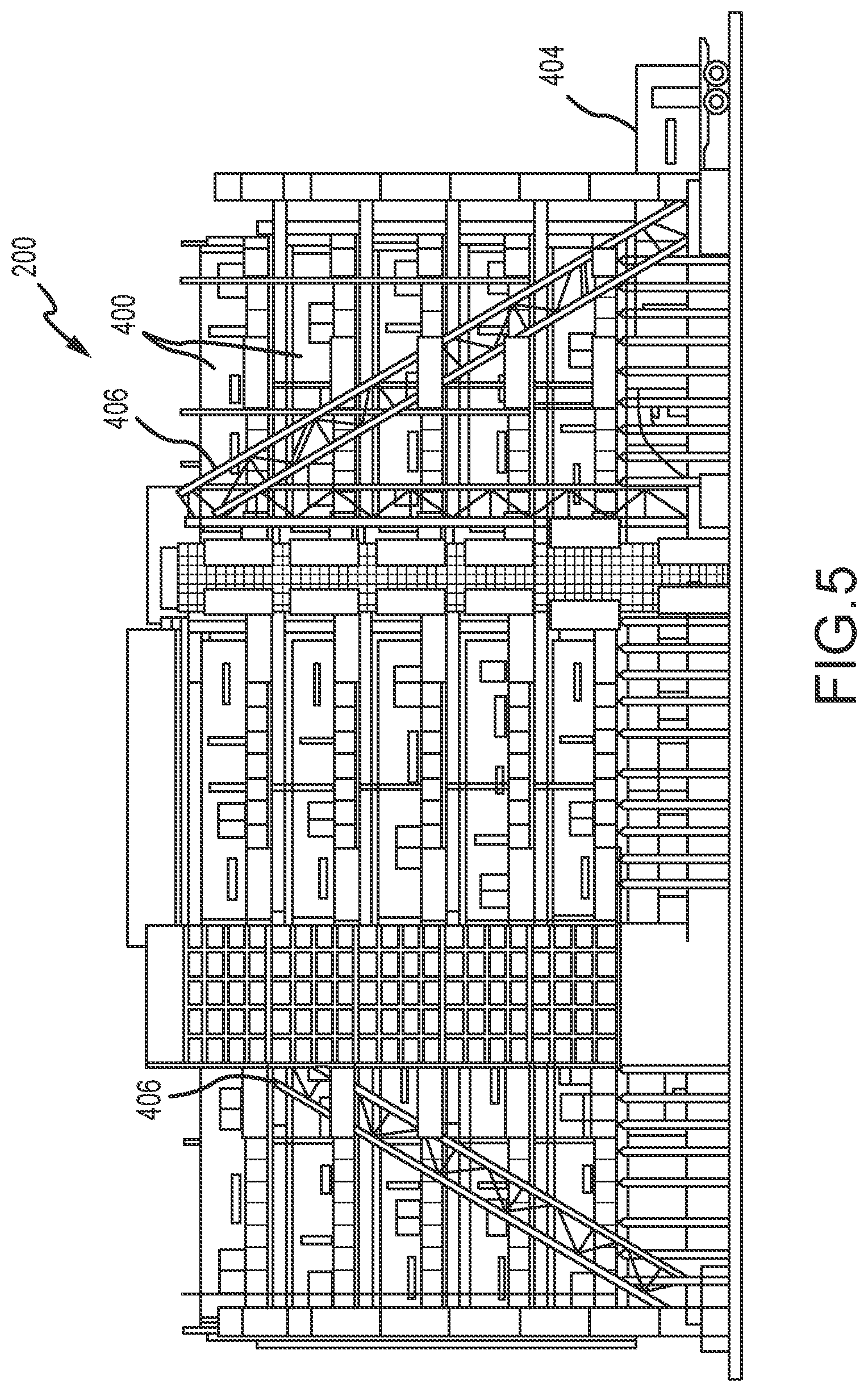 Patent US12410605 Figure 5 – Building system for manufactured homes