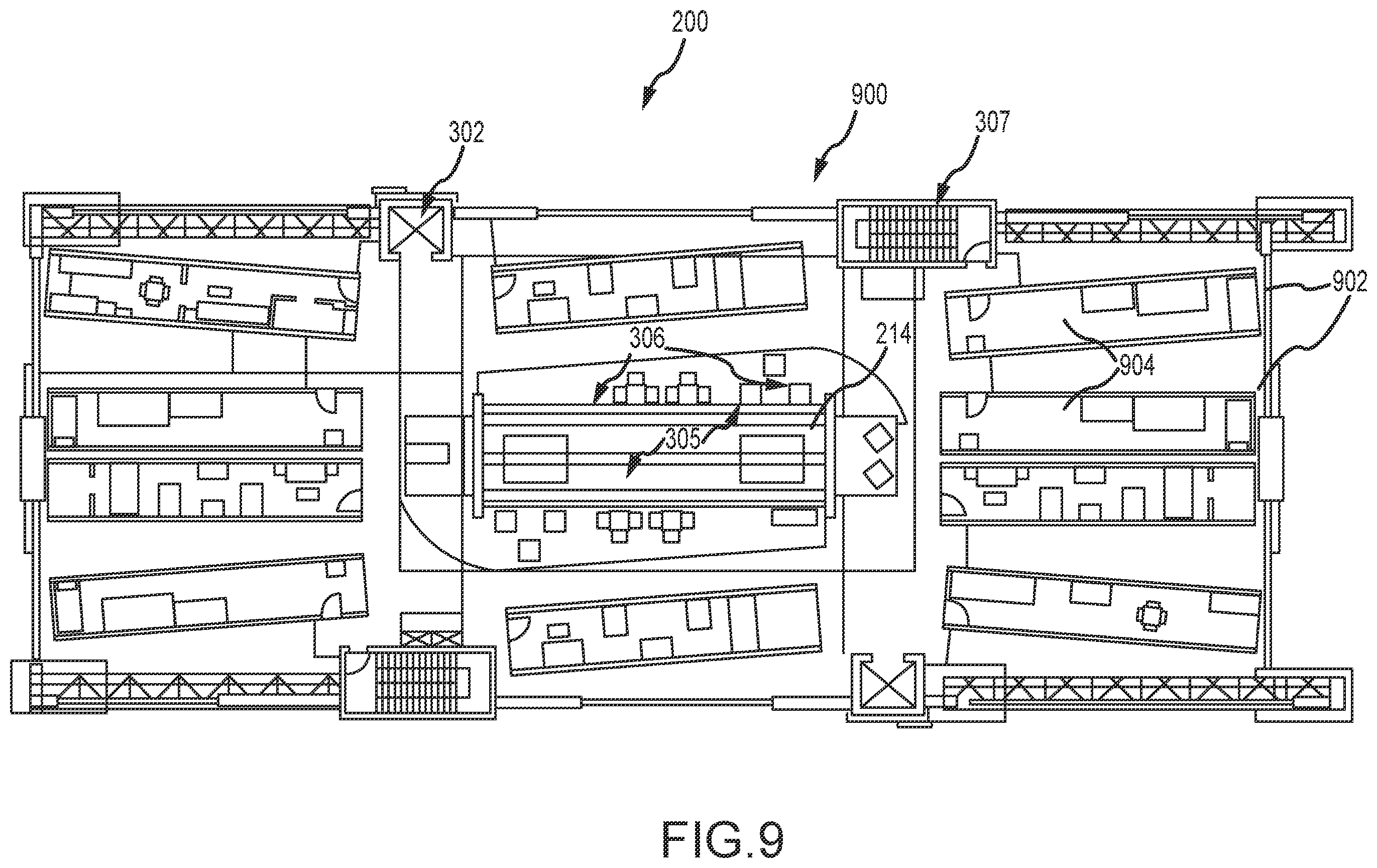 Patent US12410605 Figure 9 – Building system for manufactured homes