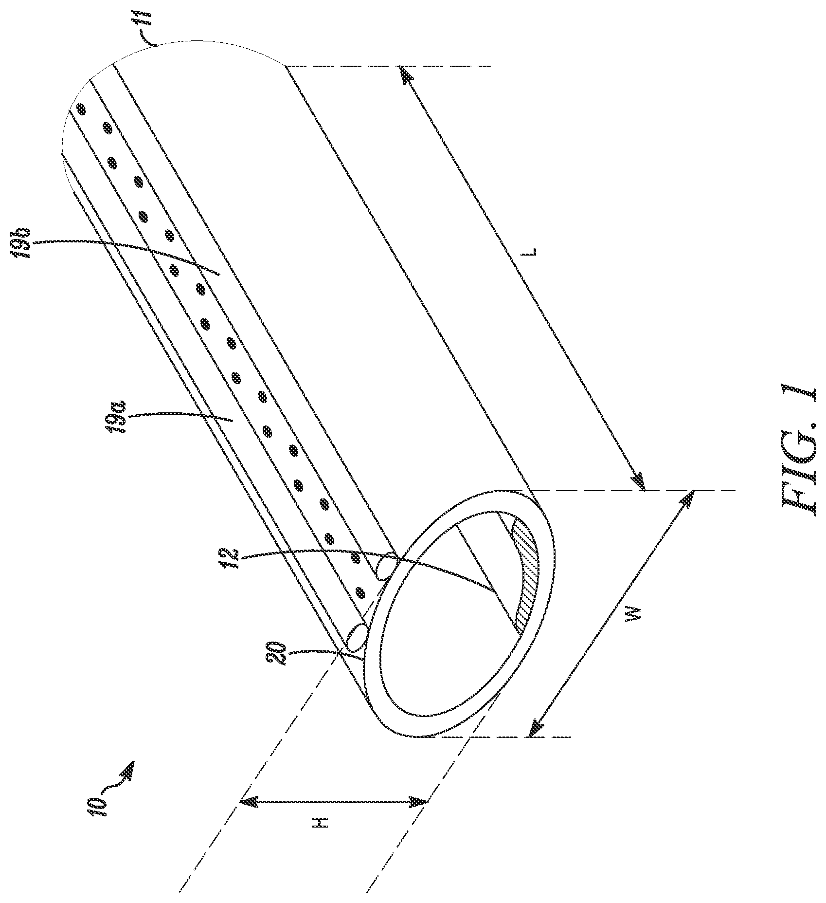 Patent US12410608 — Foam envelope for sealing large volumes — Figure 1